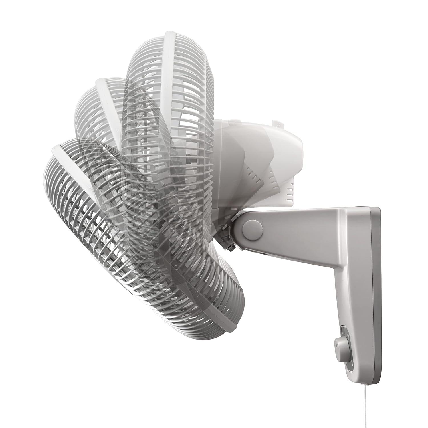 Lasko 12" Oscillating Wall Mounted Fan