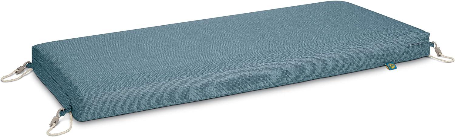 Blue Shadow Water-Resistant 59" Outdoor Bench Cushion