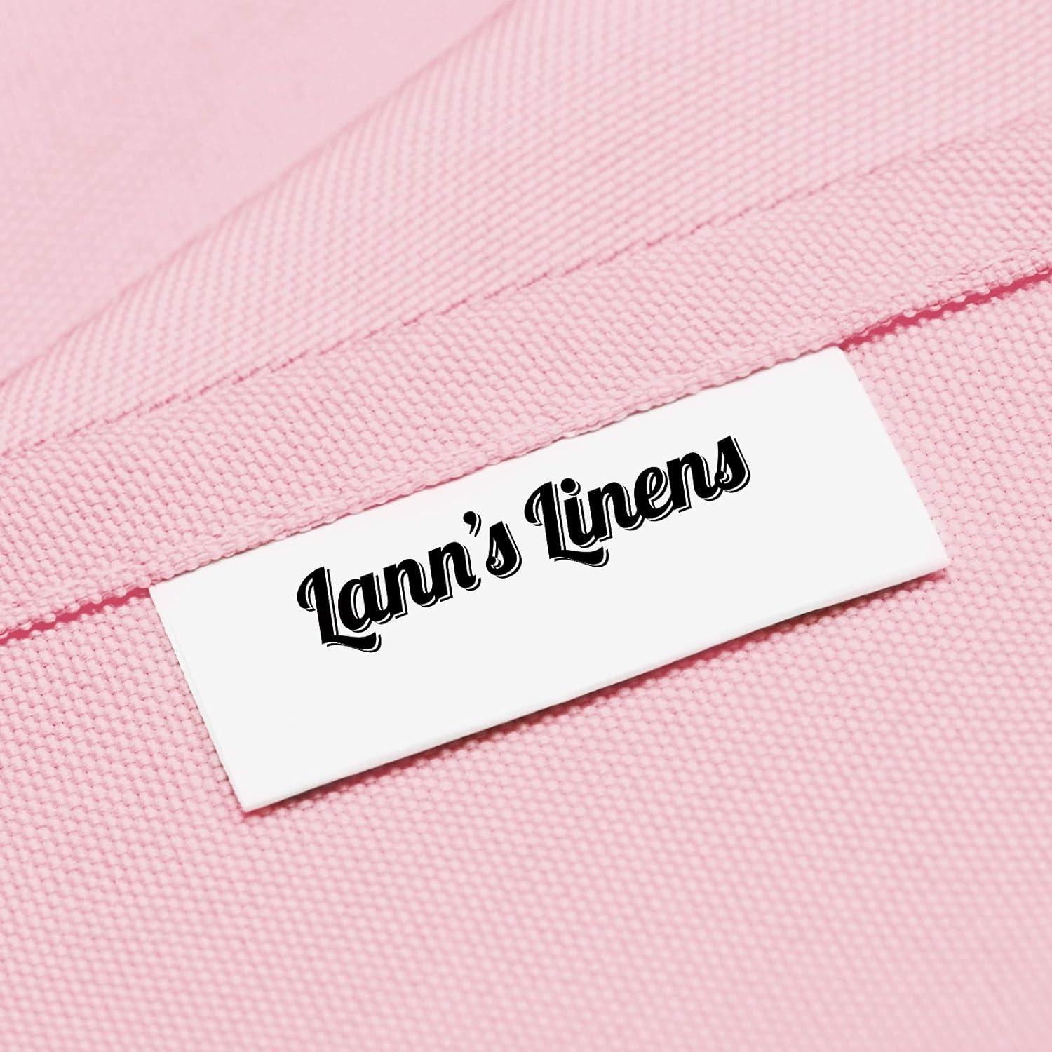 Lann's Linens Solid Color Rectangular Tablecloth