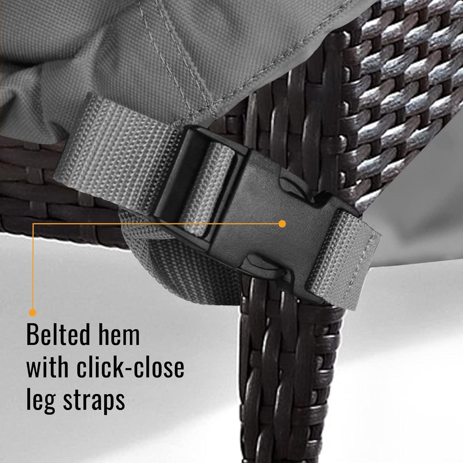 KHOMO Gear - Titan Series - Stackable Chair Cover - Heavy Duty Premium Outdoor Furniture Protector