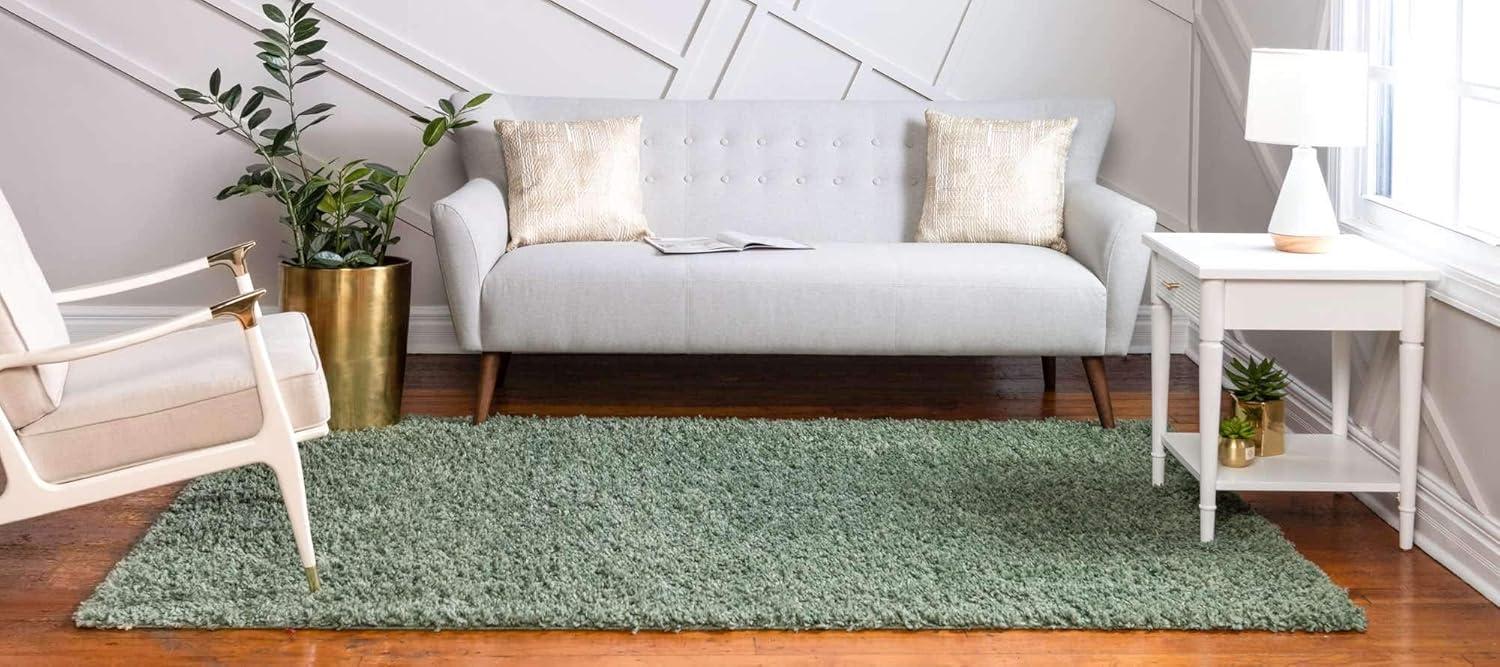 Unique Loom Davos Shag Solid Indoor Woven Area Rug