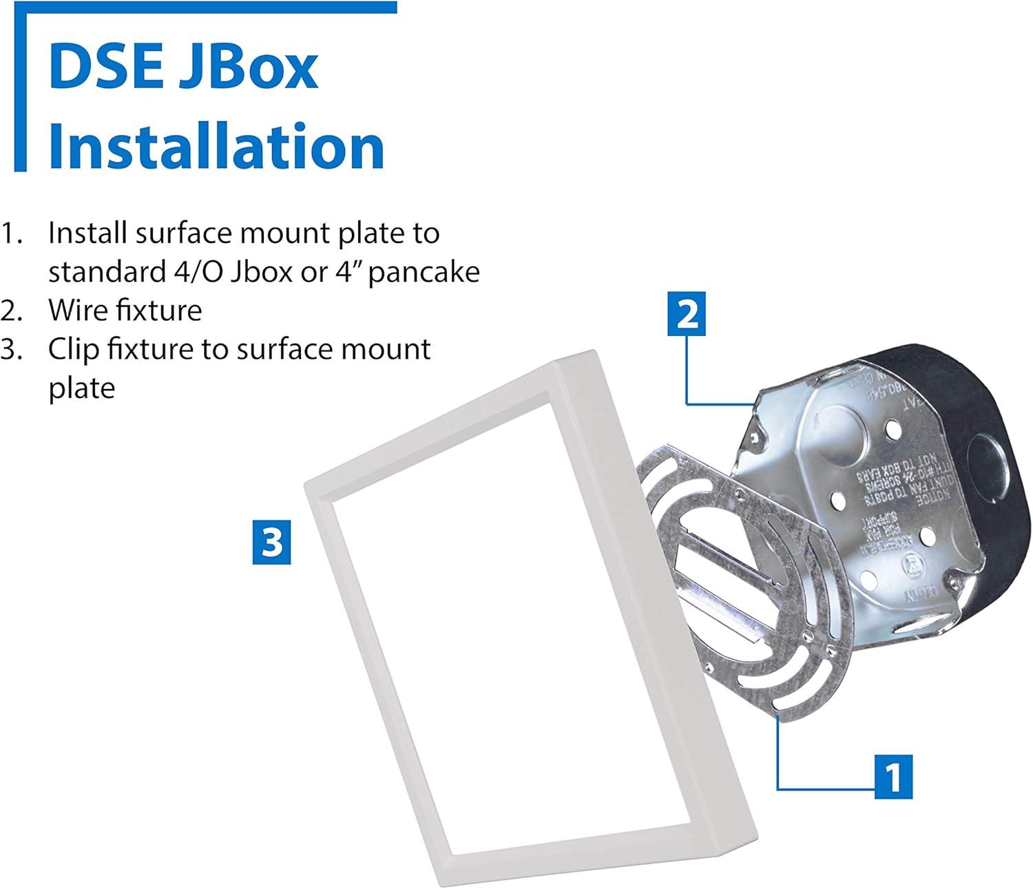 White Matte Aluminum Square LED Downlight