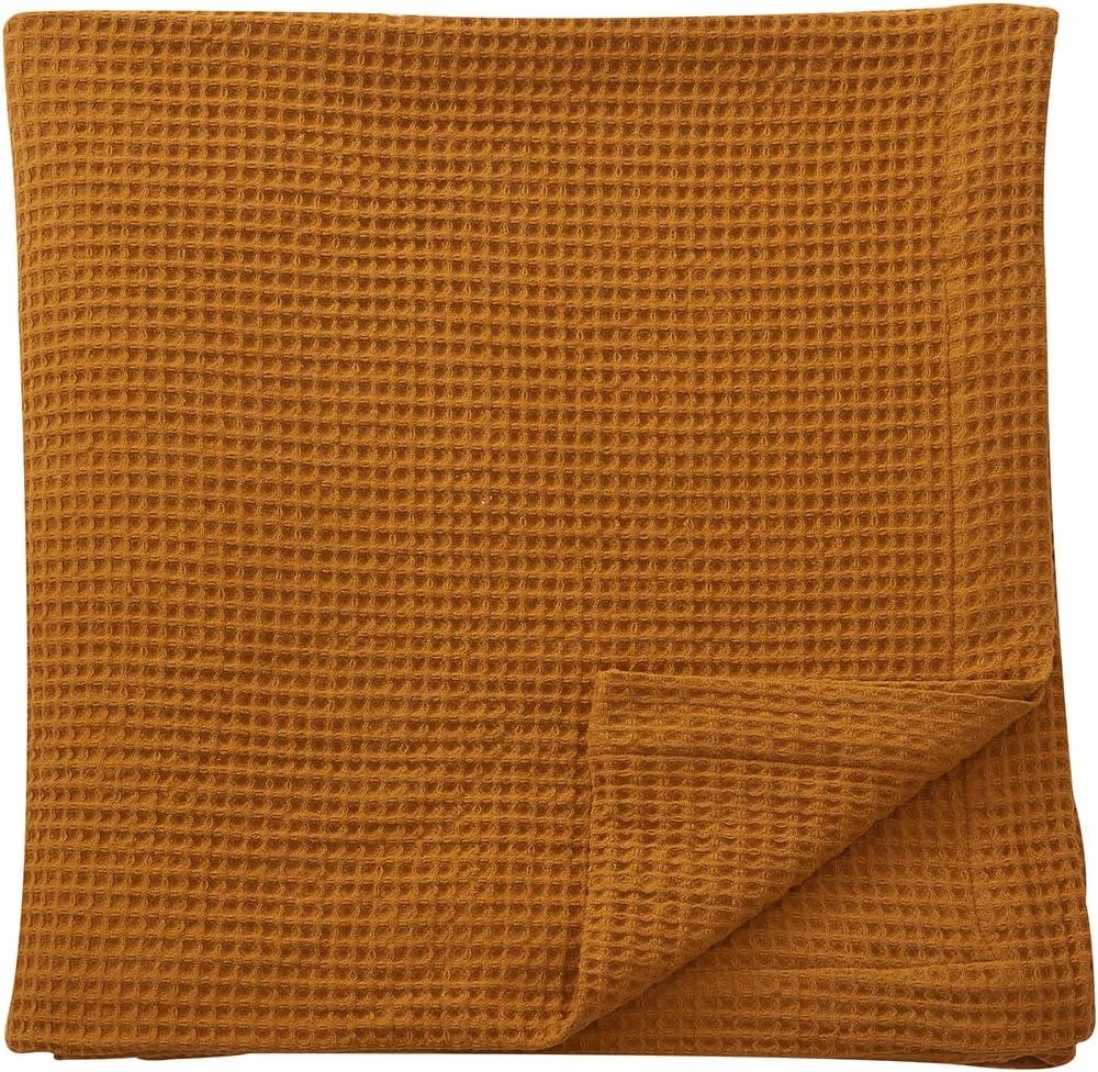 Vintage Comfort 100% Cotton Waffle Weave Thermal Bed Blanket, Twin