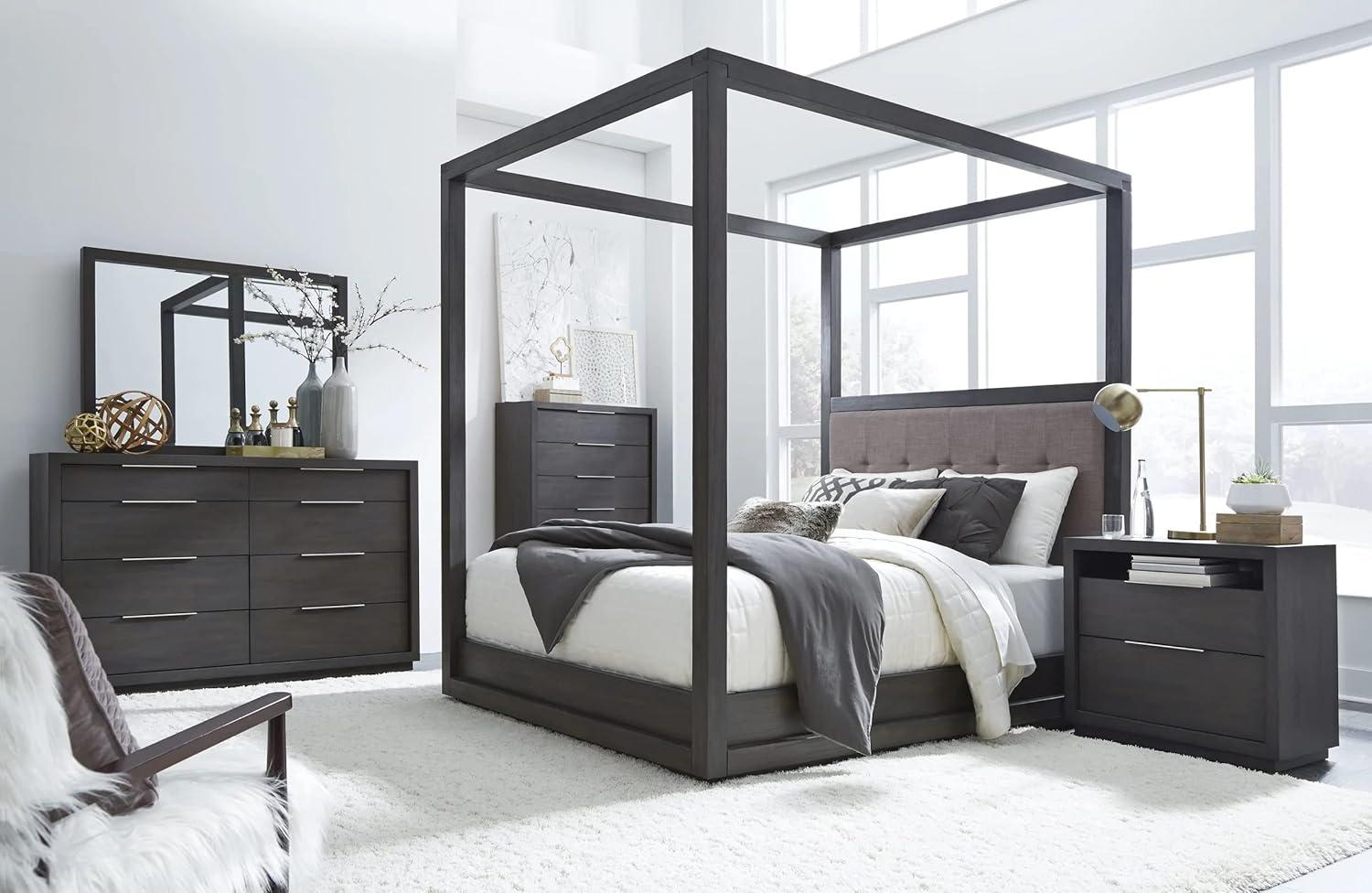 Eloise Upholstered Canopy Bed
