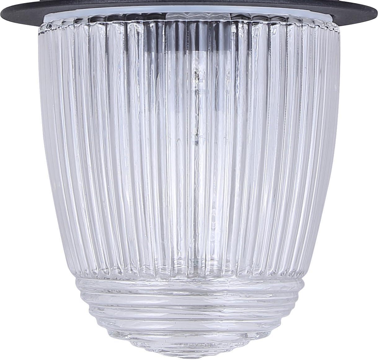 Seni 1 Light Outdoor Lantern With Matte Black Finish And Clear Shade