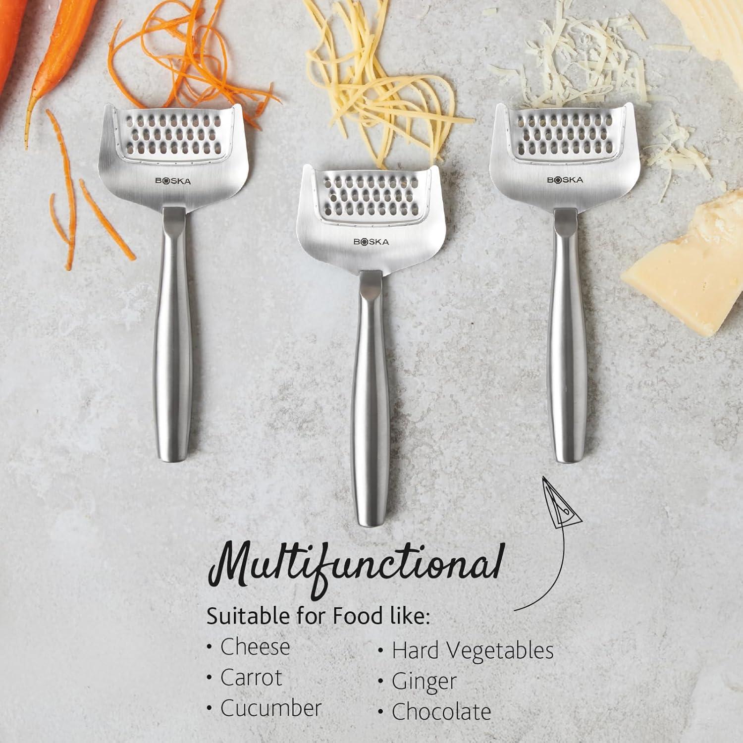 Boska Stainless Steel Ergonomic Cheese Grater