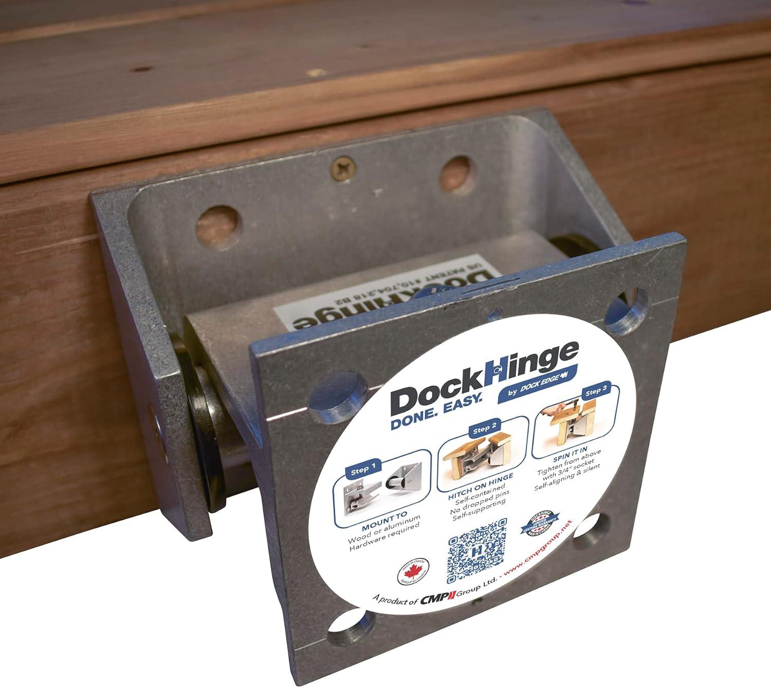 Dock Edge DE85329F Dock Hinge Coupler For 1/2" Carriage Bolts.