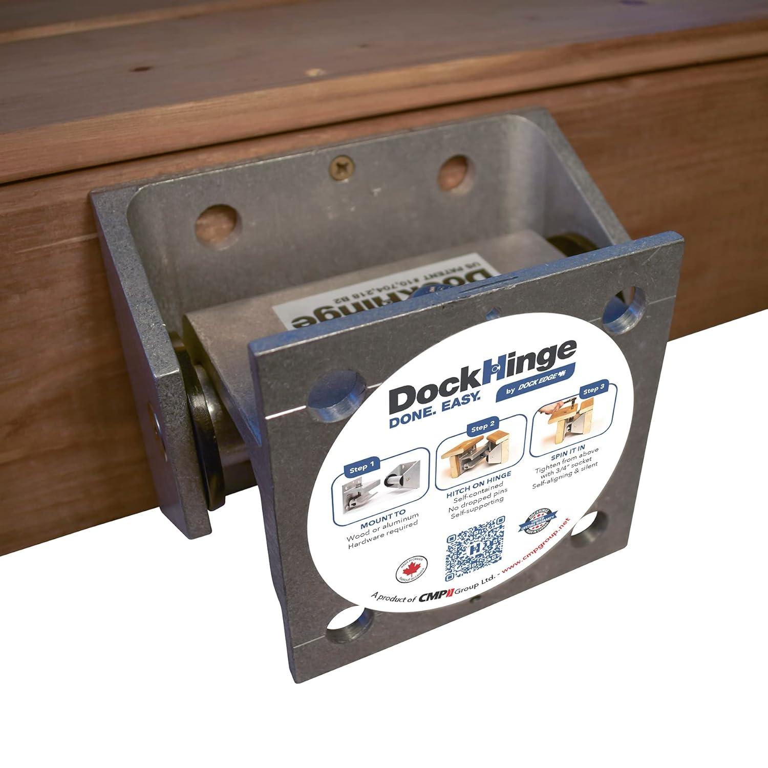 Dock Edge DE85329F Dock Hinge Coupler For 1/2" Carriage Bolts.