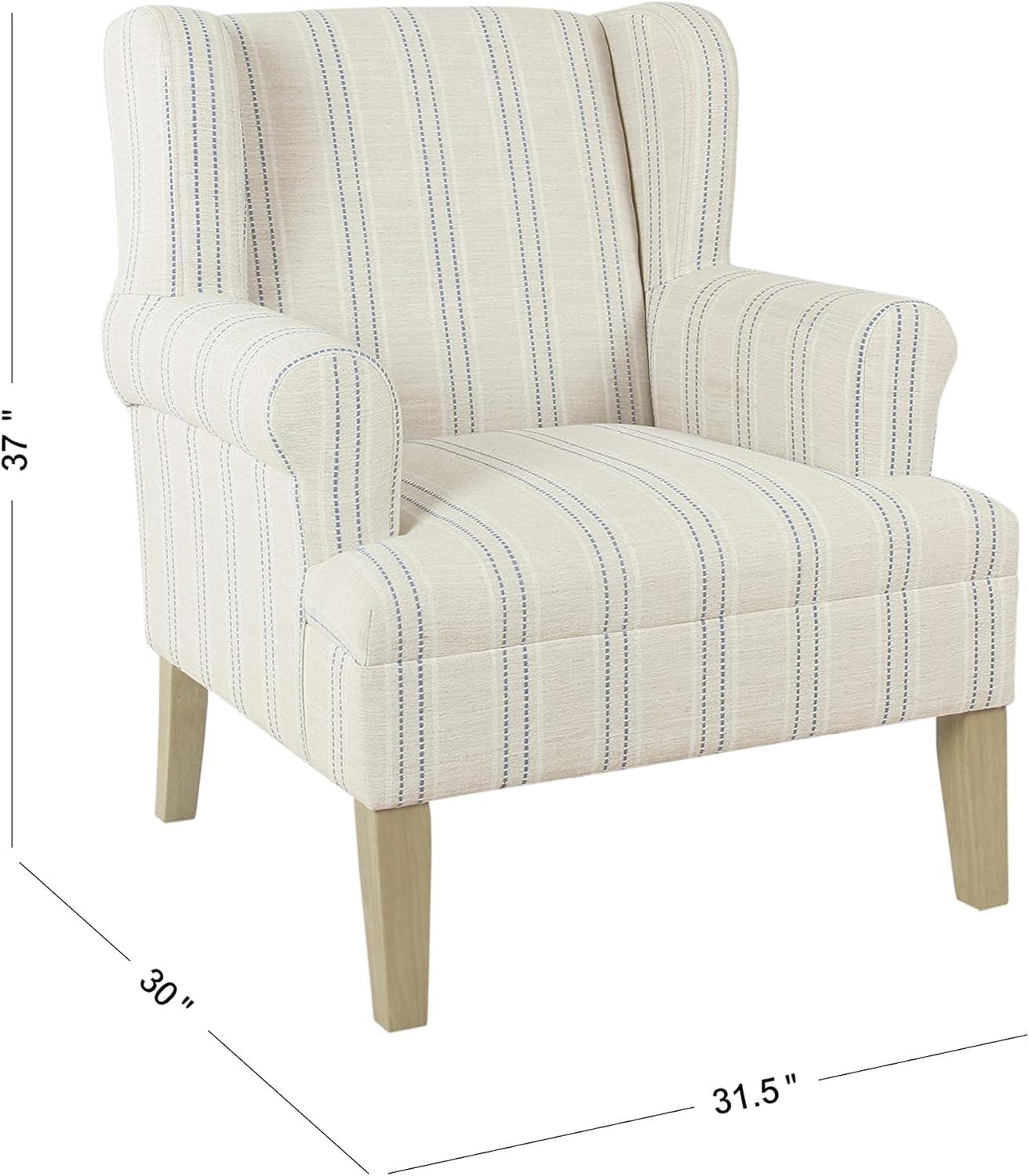 Emerson Wingback Accent Chair - HomePop