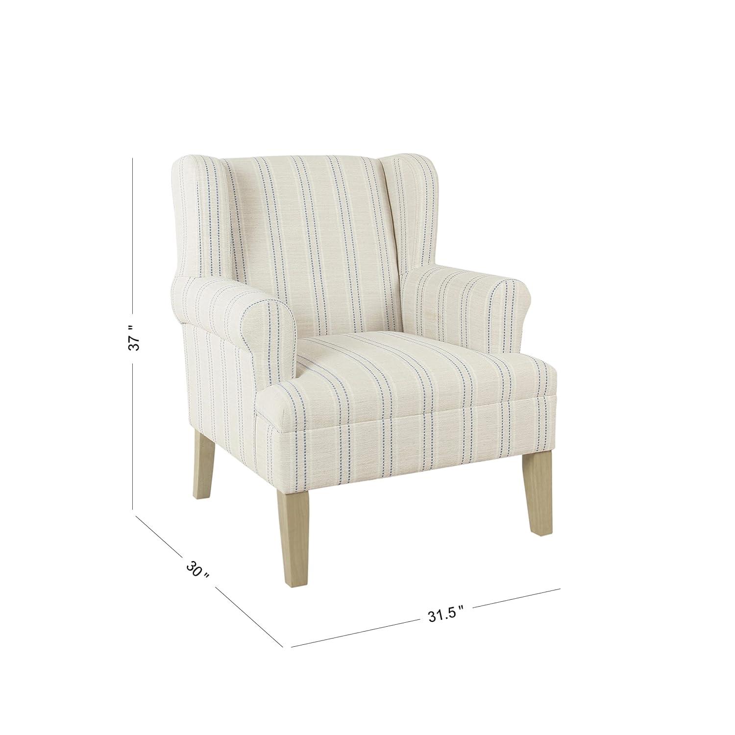 Emerson Wingback Accent Chair - HomePop