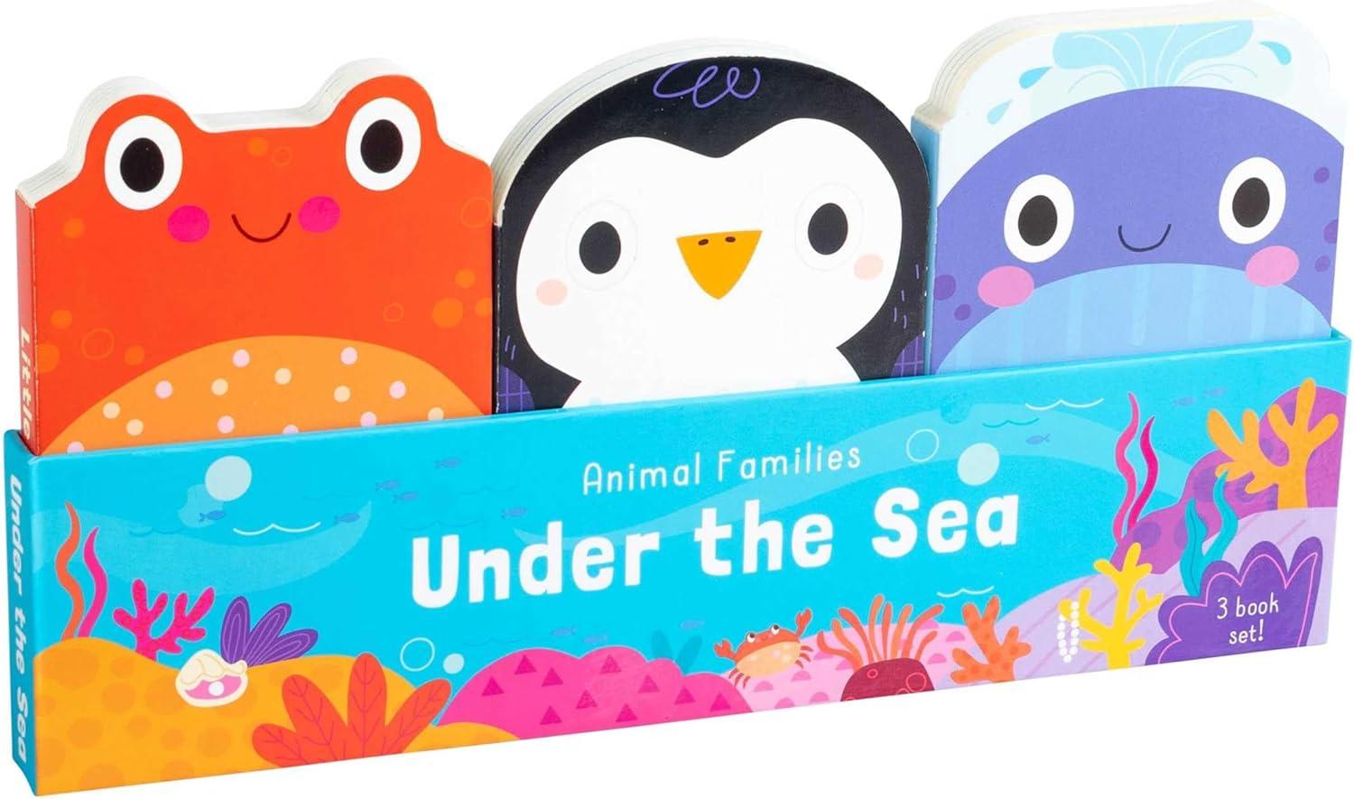 Animal Families: Under the Sea - (Board Book)