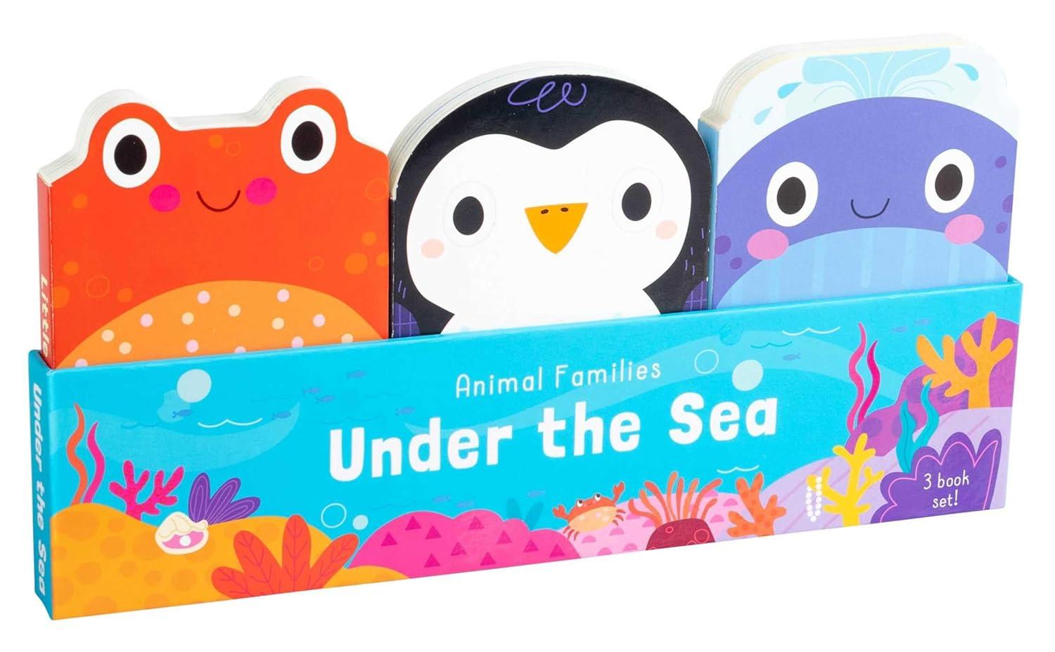 Animal Families: Under the Sea - (Board Book)