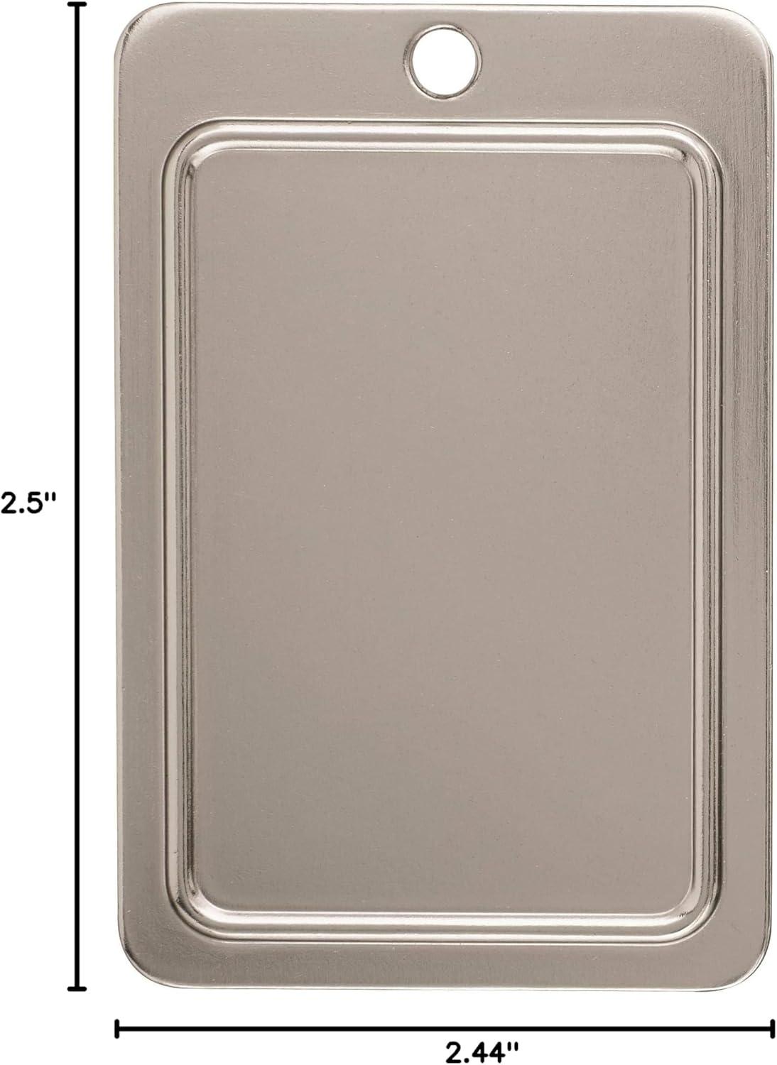 2.25" H × 2.25" W Invisible/Concealed Single Cabinet Hinge (Set of 2)