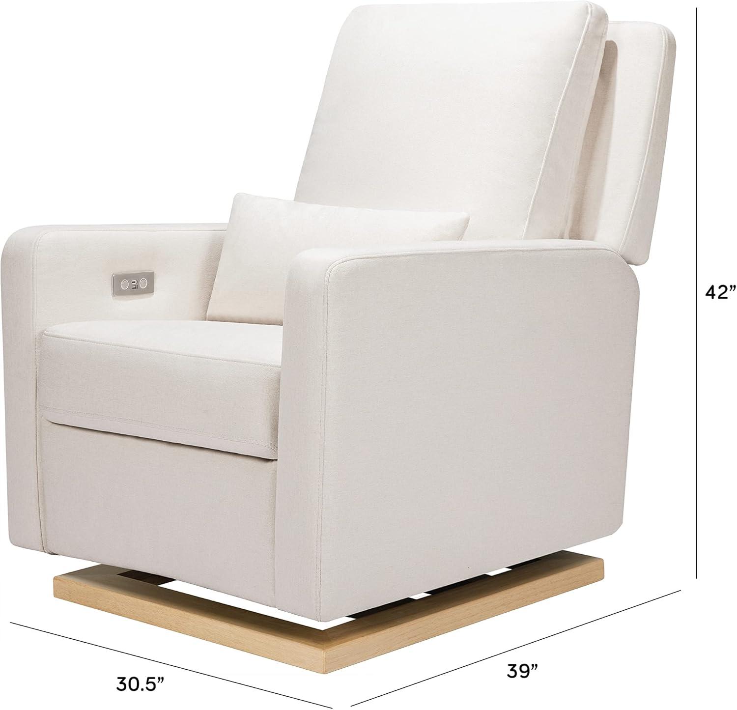 Sigi Electronic Recliner And Glider In Eco-Performance Fabric With USB Port | Water Repellent & Stain Resistant