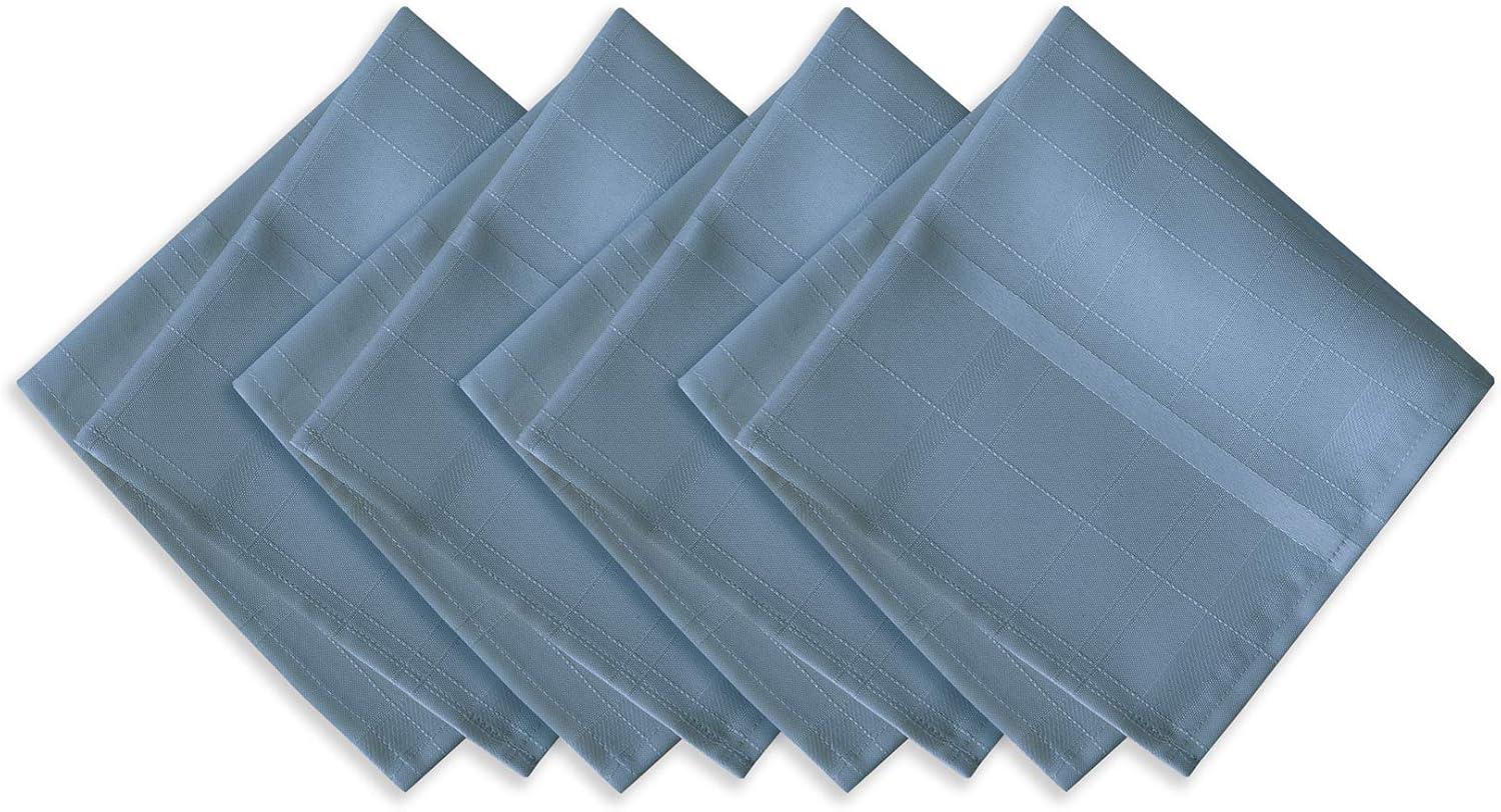 Elrene Elegance Plaid Stain Resistant Napkin Set of 4 - 17" x 17" - Elrene Home Fashions