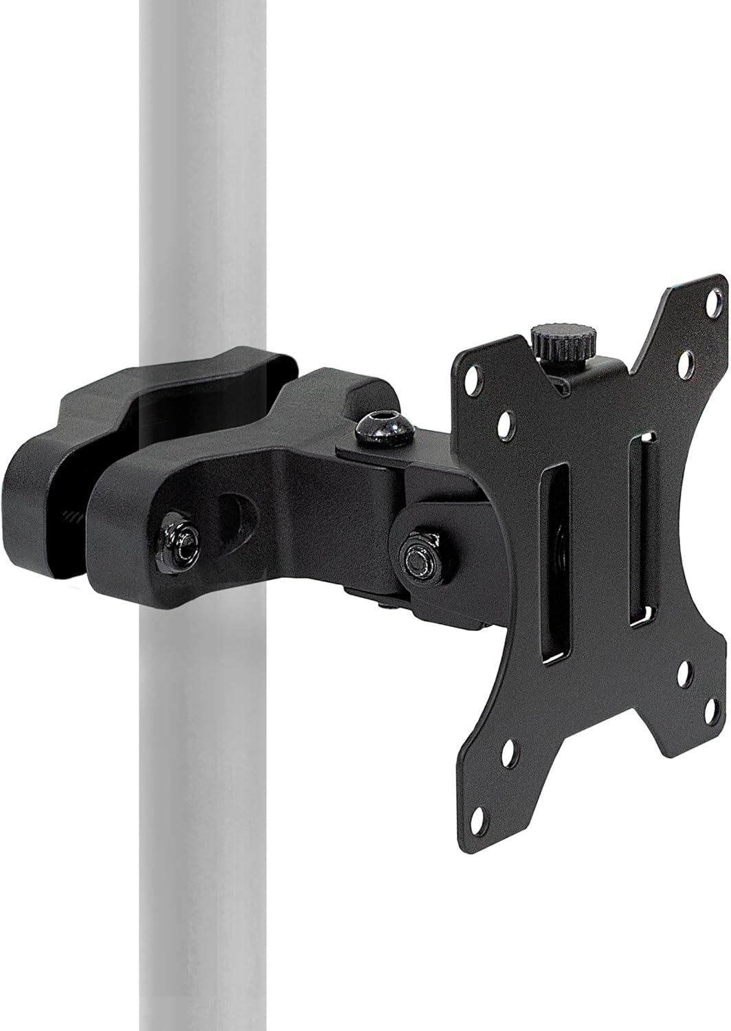 Heavy Duty Black Steel Full Motion VESA Pole Mount