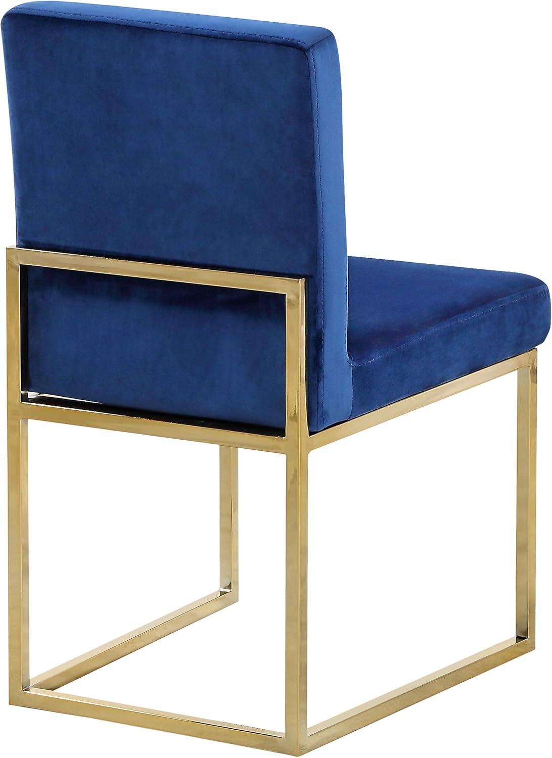 Meridian Furniture Giselle Navy Velvet Dining Chair (Set of 2)