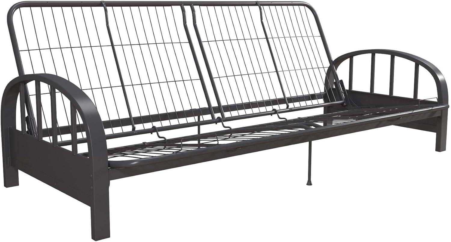 DHP Aiden Futon Frame, Gunmetal Grey