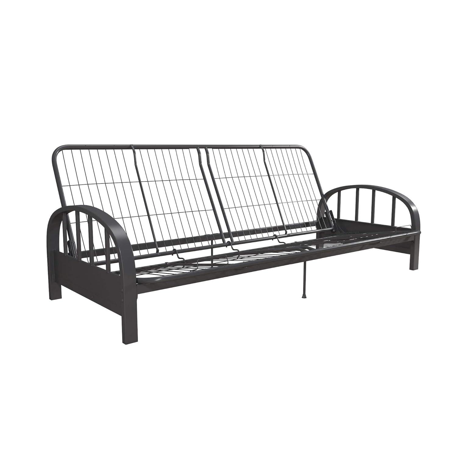 DHP Aiden Futon Frame, Gunmetal Gray