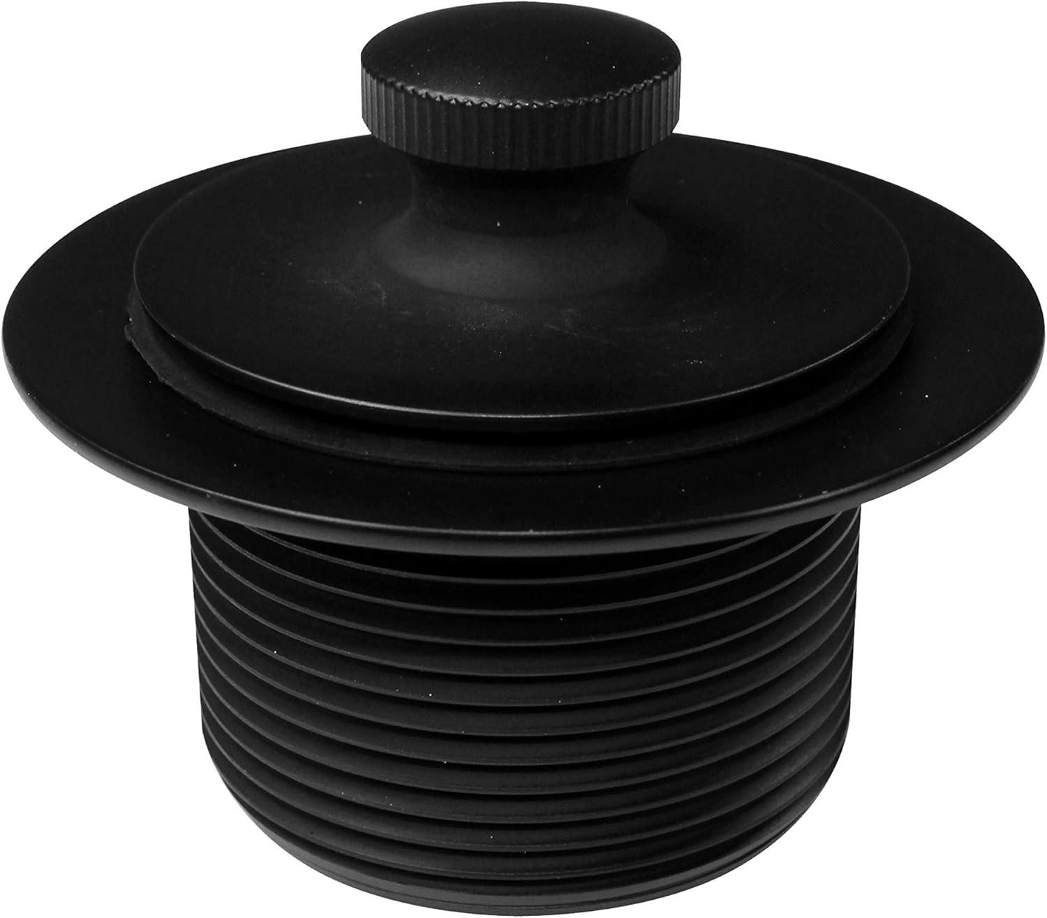 1-1/2" Coarse Thread Twist & Close Bathtub Drain Trim with Two-Hole Overflow