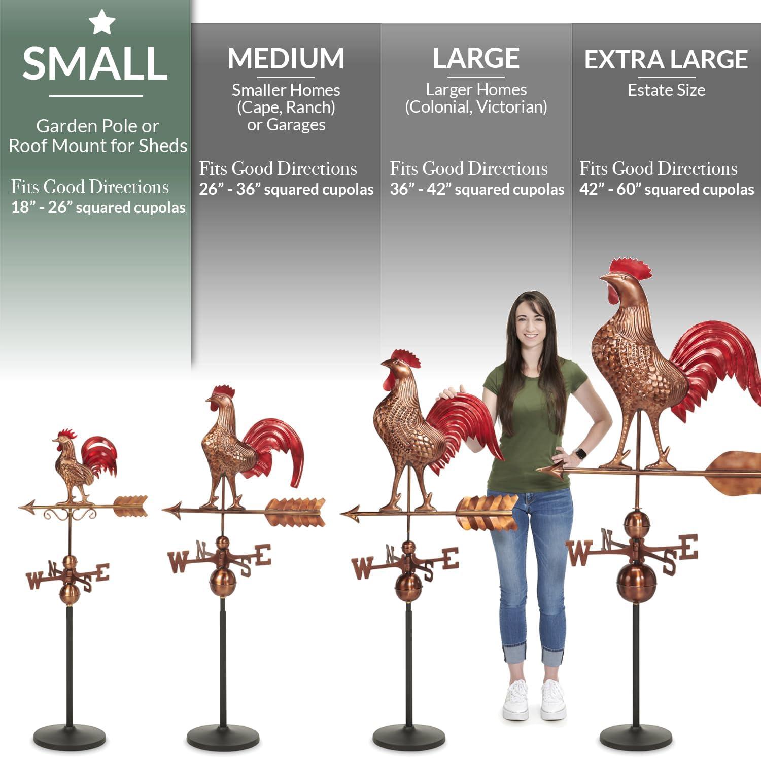 Good Directions Heron 26'' H Metal Animals Weathervane