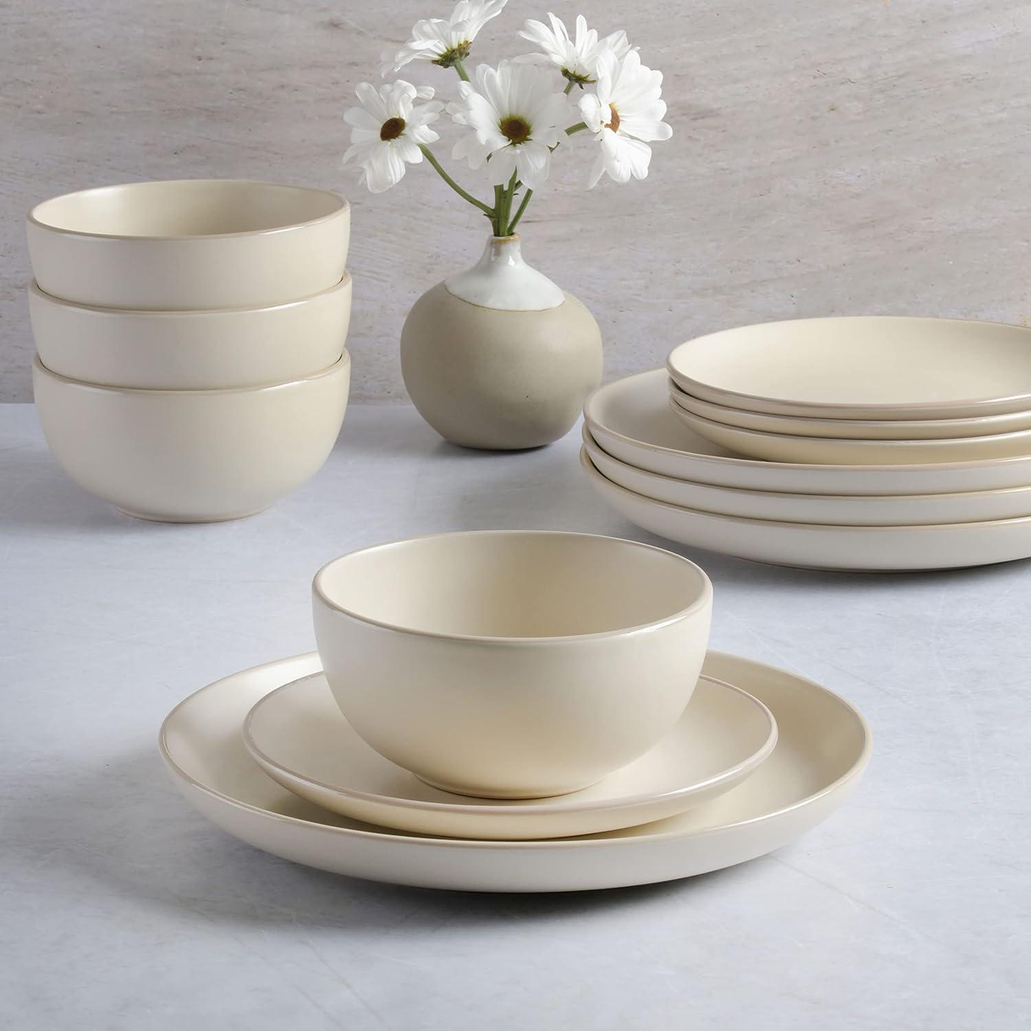 Rockaway 12 Piece Dinnerware Set