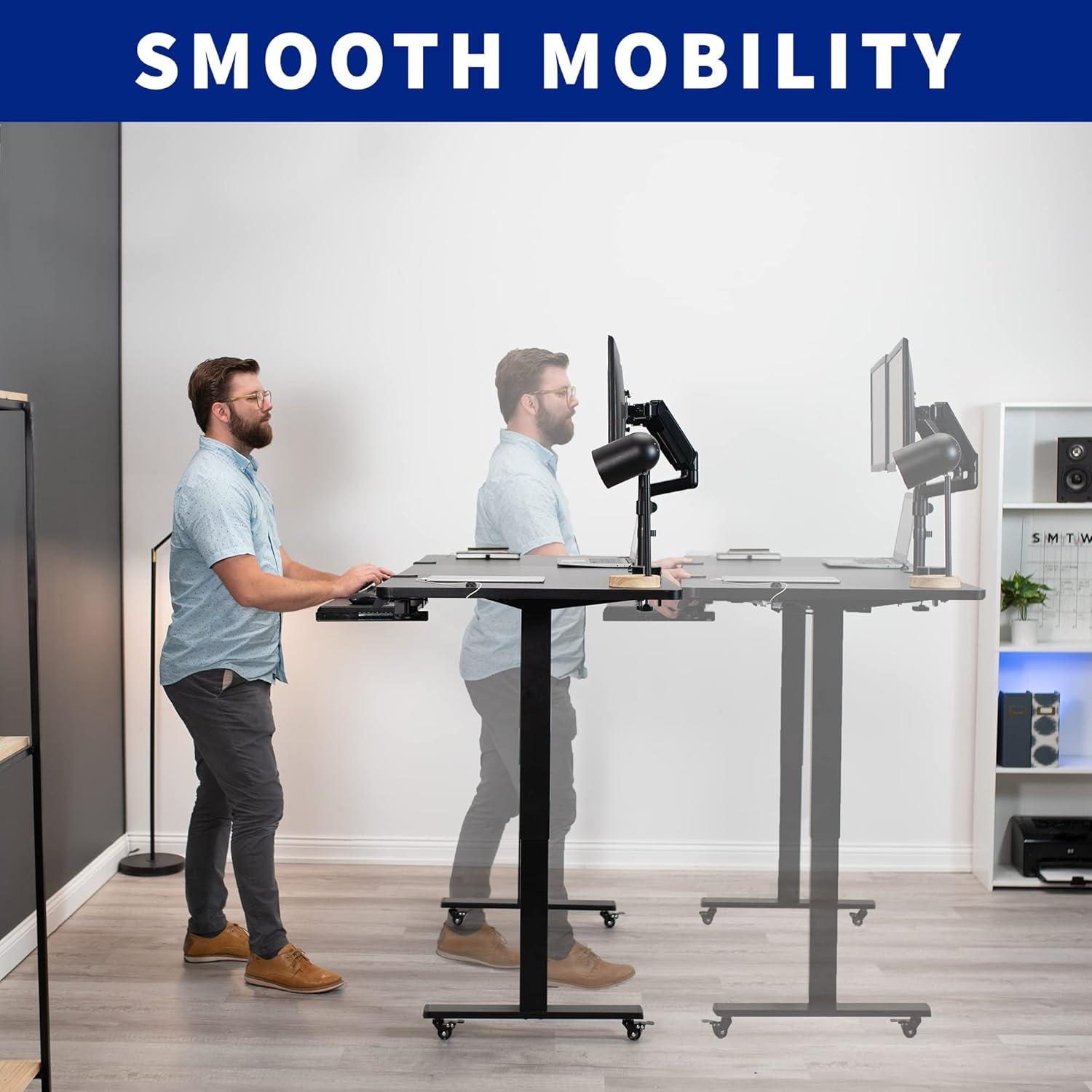 Adjustable Metal Base Standing Desk