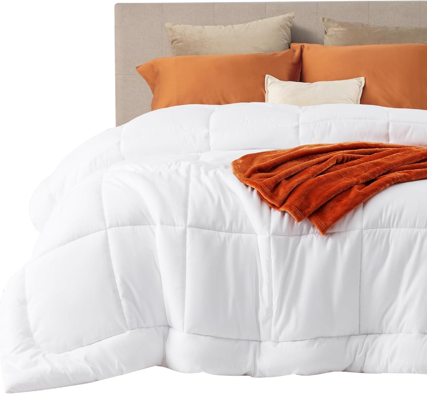 King White Down Alternative Microfiber Comforter Set