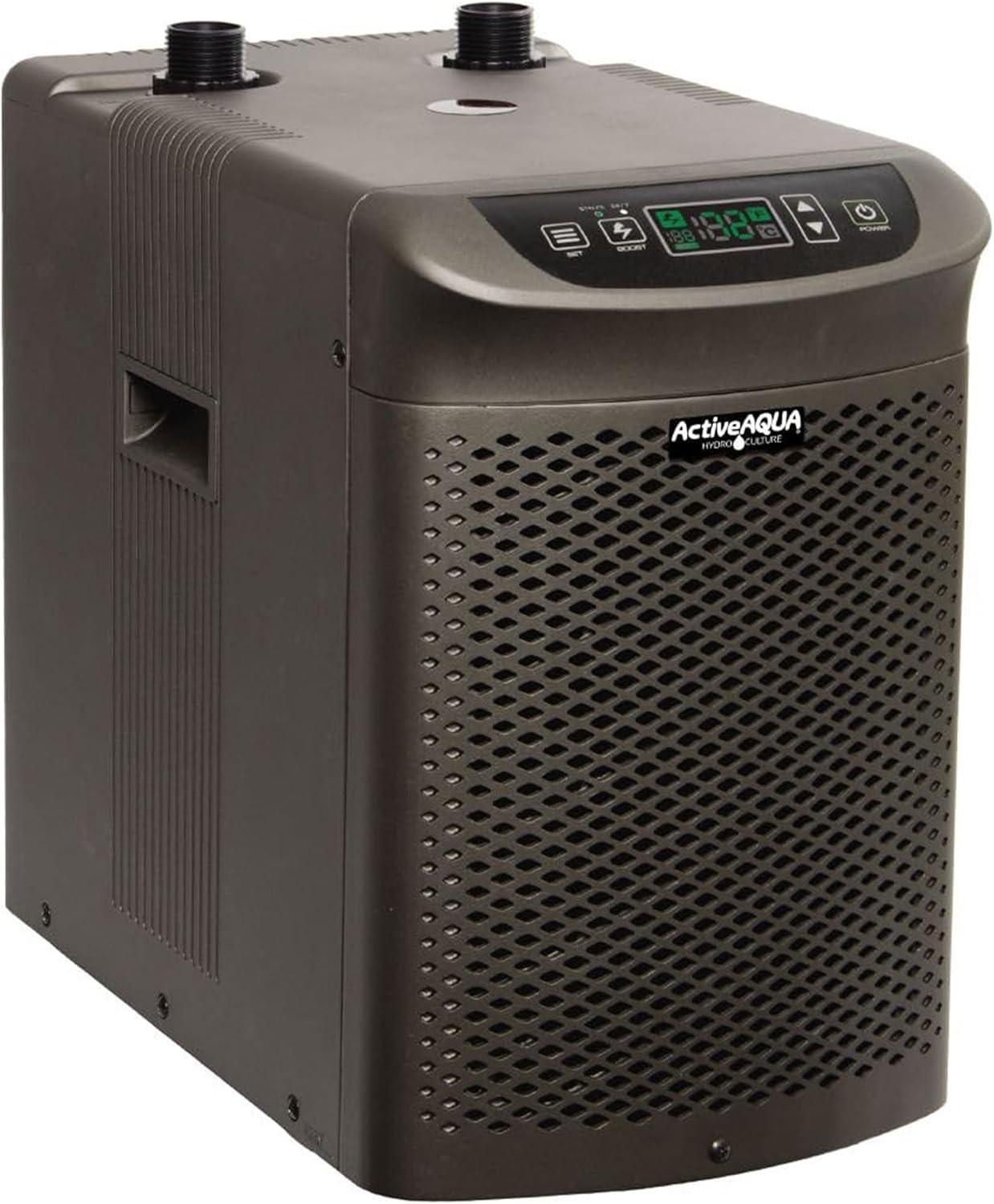 Active Aqua Black Hydroponic Water Chiller with Remote Control