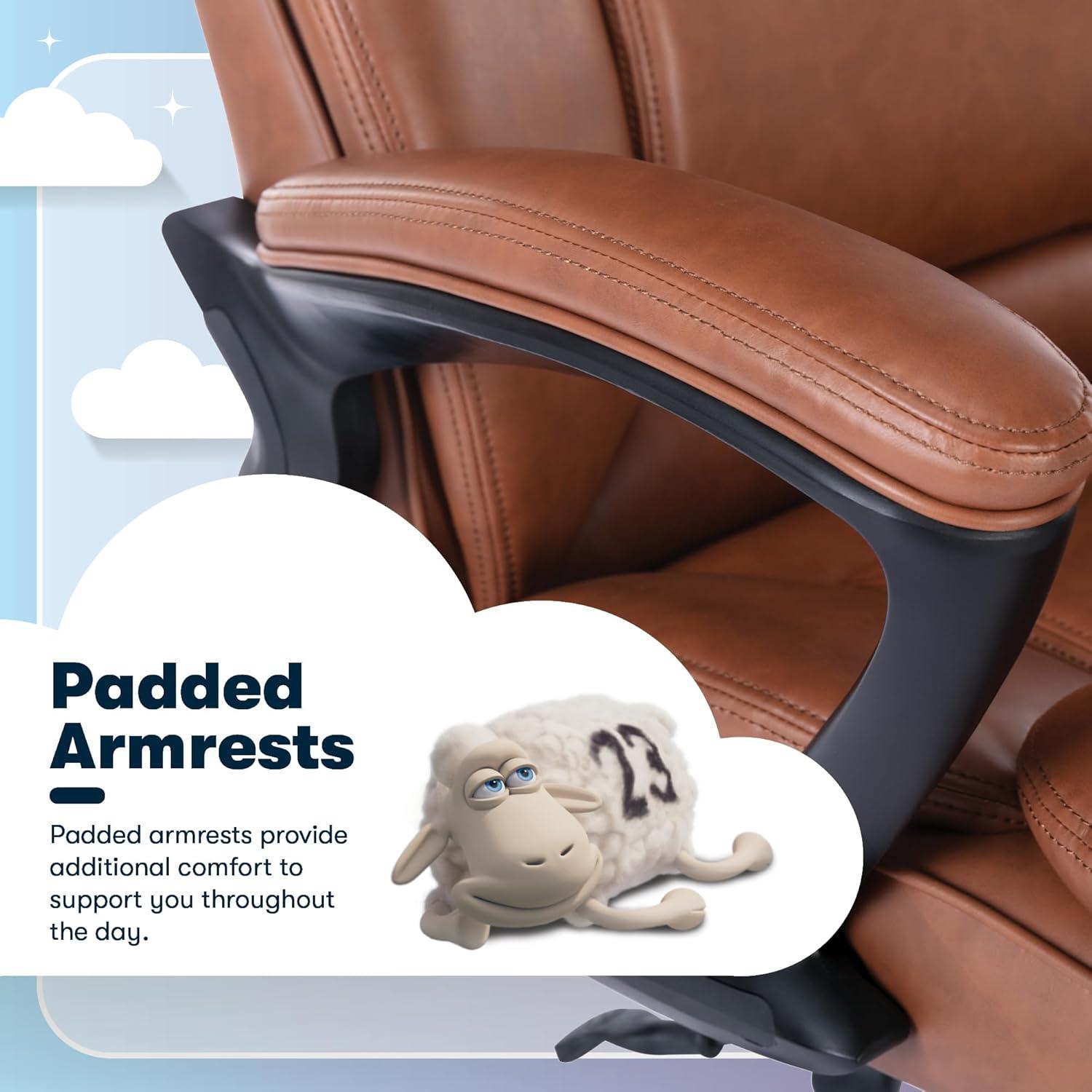 Serta Fairbanks Big and Tall High Back Executive Office and Gaming Chair with Layered Body Pillows