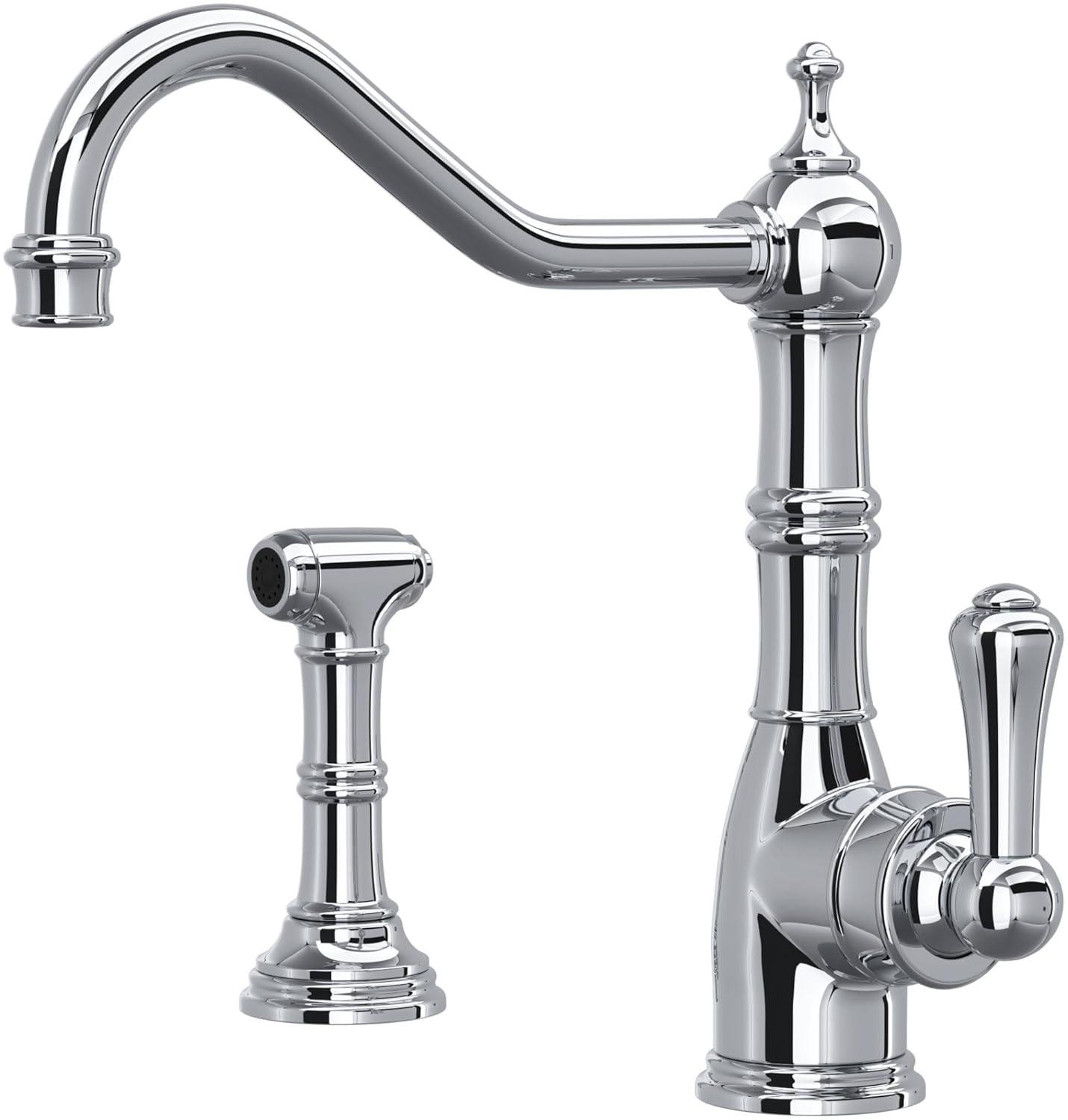 Edwardian Kitchen Faucet With Side Spray