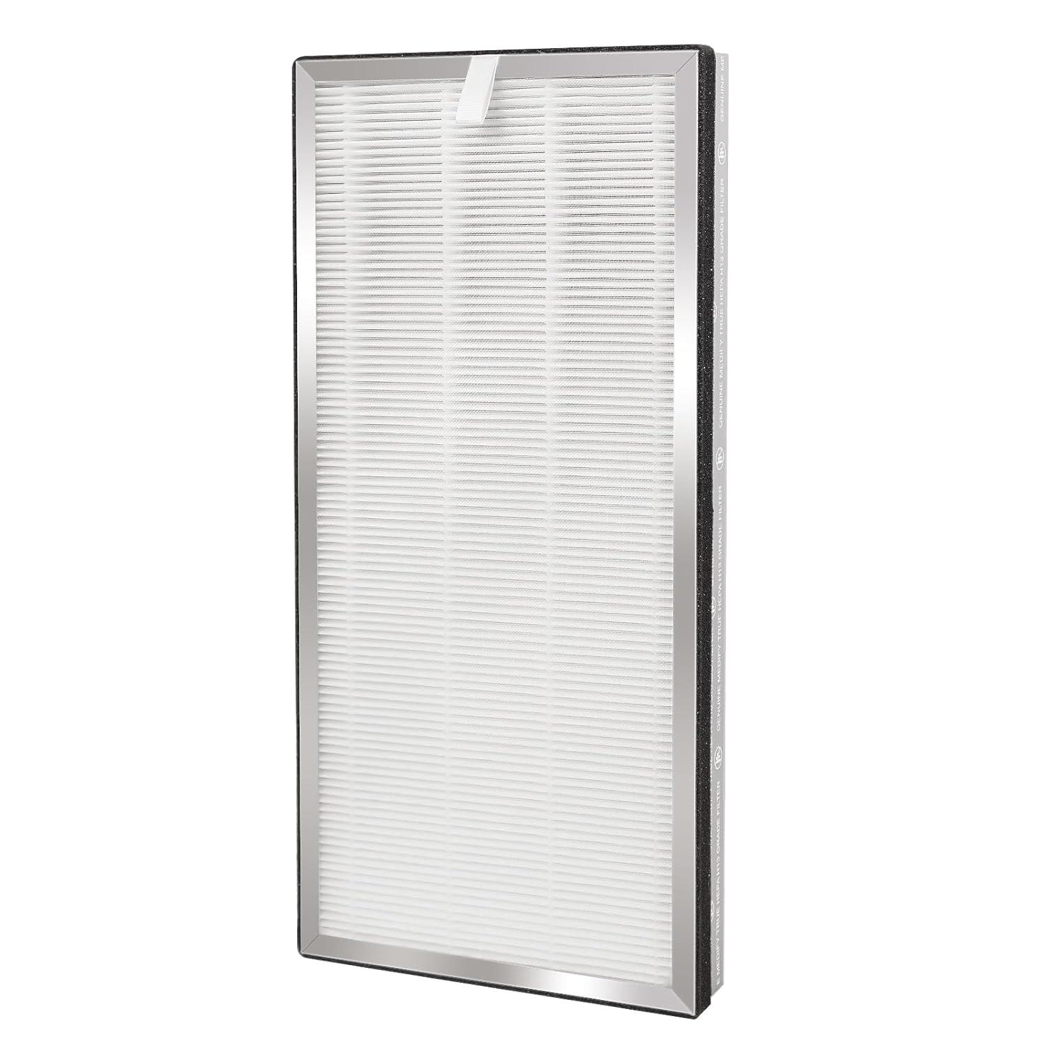 Medify MA-40 Genuine Replacement Filter for MA-40 Purifiers | Smoke, Dust, Odors, Pet Dander | 3 in 1 with Pre-filter, HEPA H13 and Activated Carbon | Removal of 0.1 to 0.3 Microns | 1-Pack.