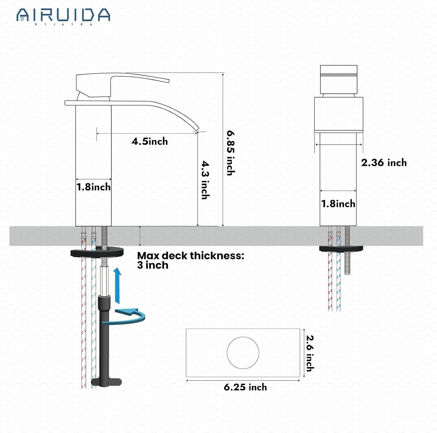 Single-Hole Single-handle Bathroom Faucet