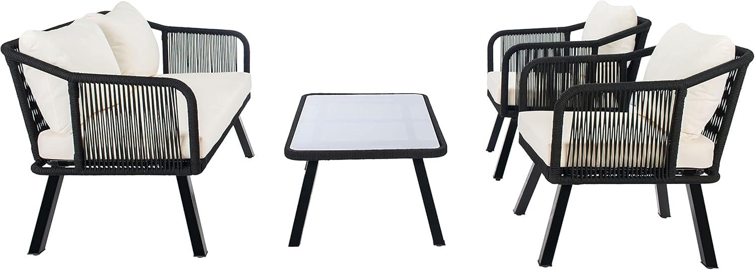 Highland Dunes Orme 4 - Person Patio Conversation Sets with Cushions