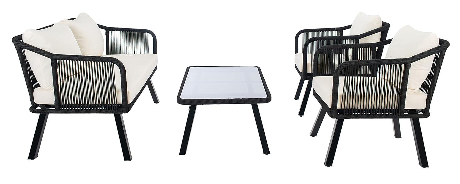 Highland Dunes Orme 4 - Person Patio Conversation Sets with Cushions