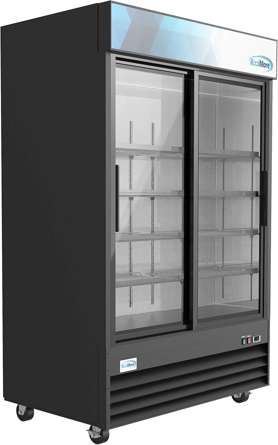 53 in. Two-Door Merchandiser Refrigerator - 45 Cu Ft. MDR-2D-GSLD