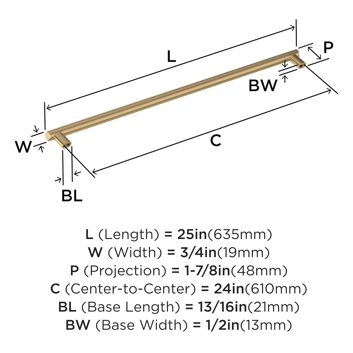 Bronx 24 inch (610mm) Center-to-Center