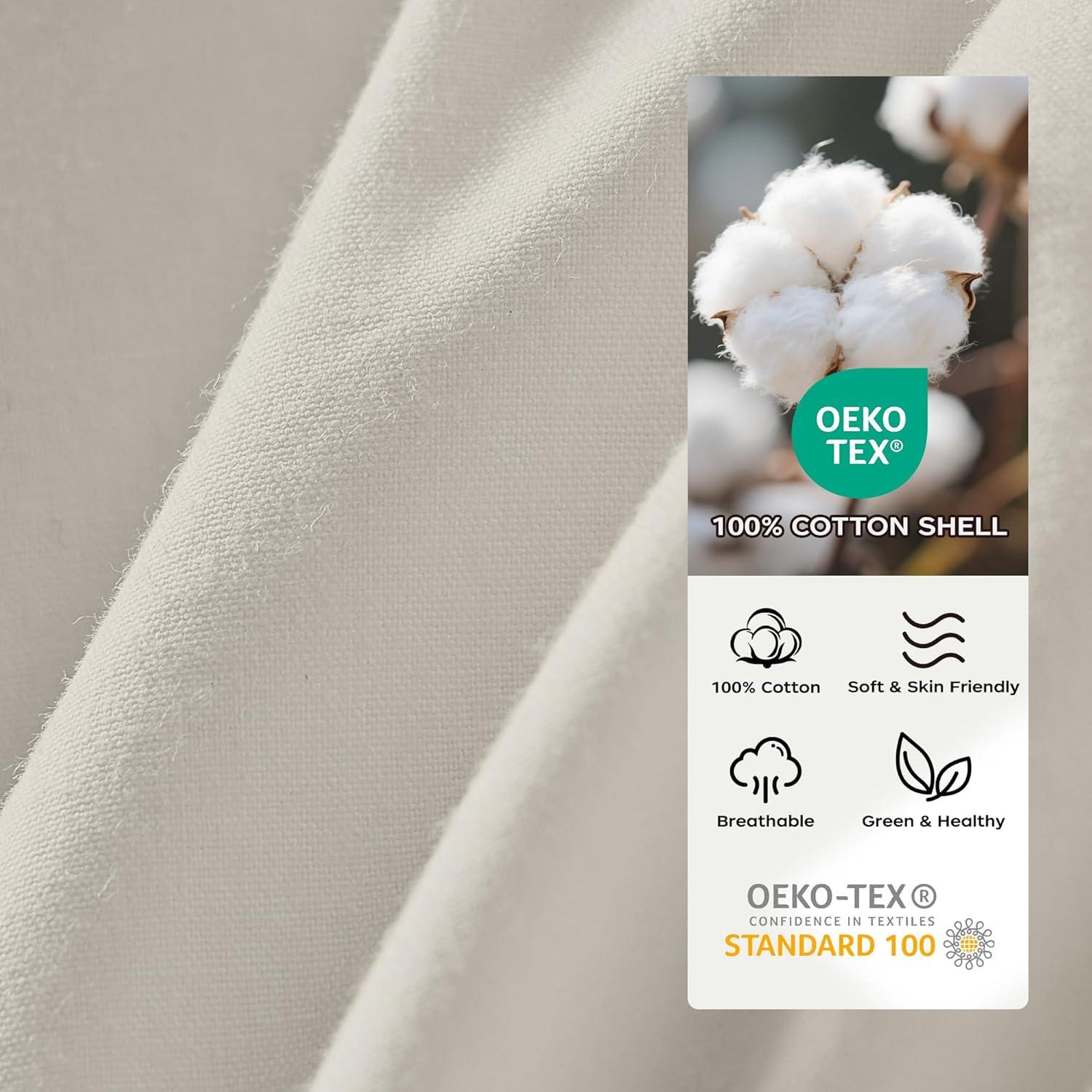 Peace Nest Heavyweight Kintzel Down Fibre Duvet 1 Inch Gusset & Reviews | Wayfair