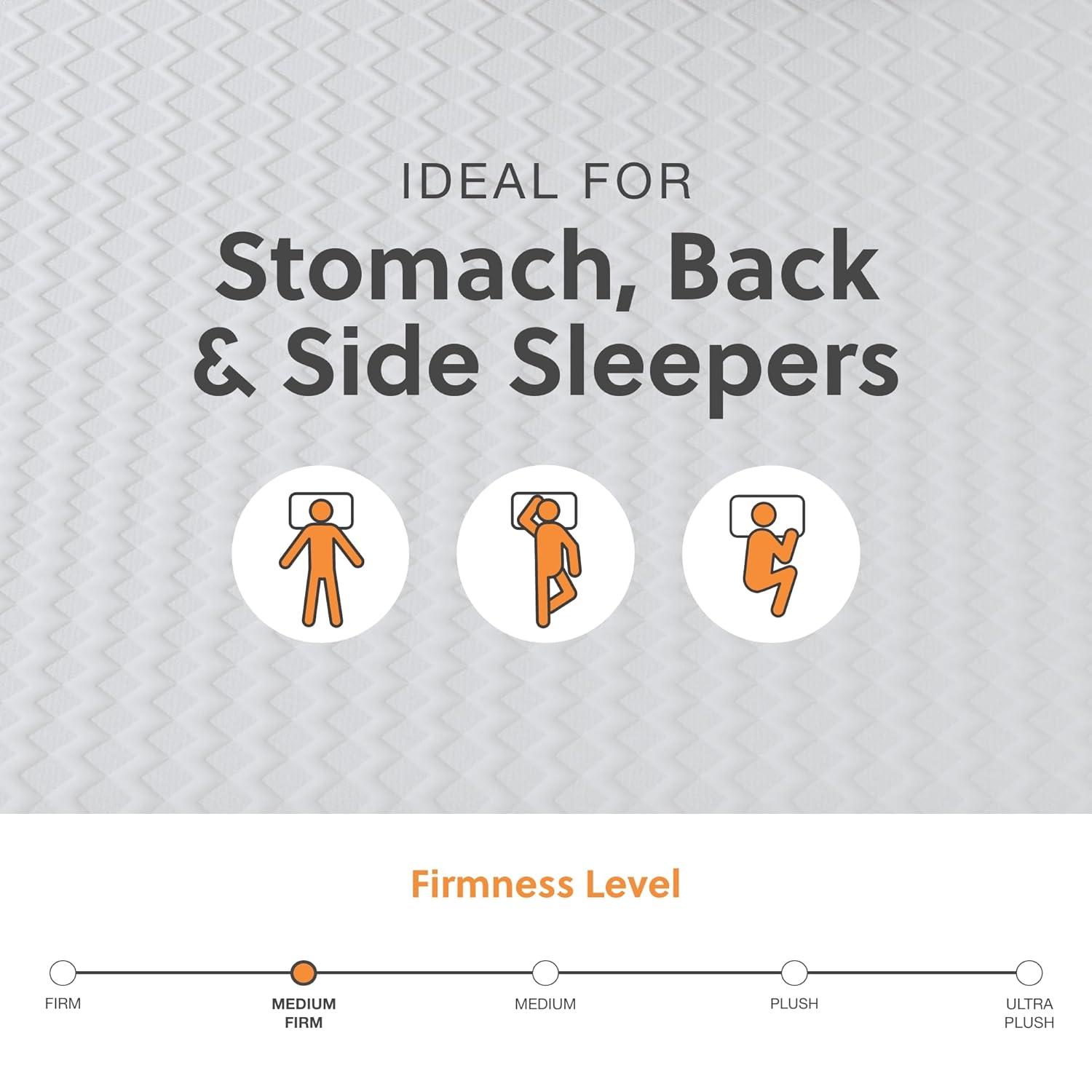 Chime 10" Firm Memory Foam Mattress
