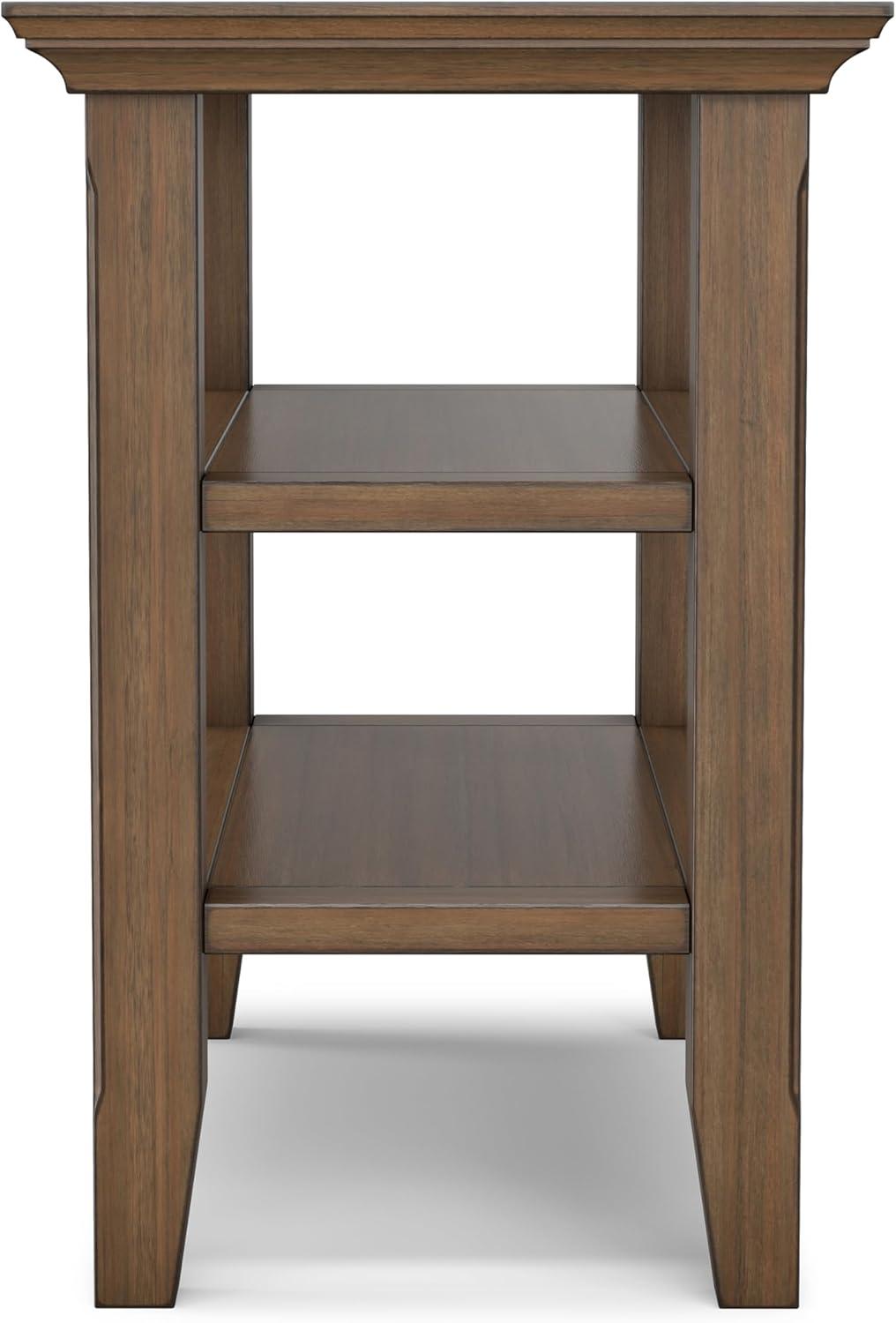 Lark Manor™ Solid Wood Transitional Table with Open Shelves