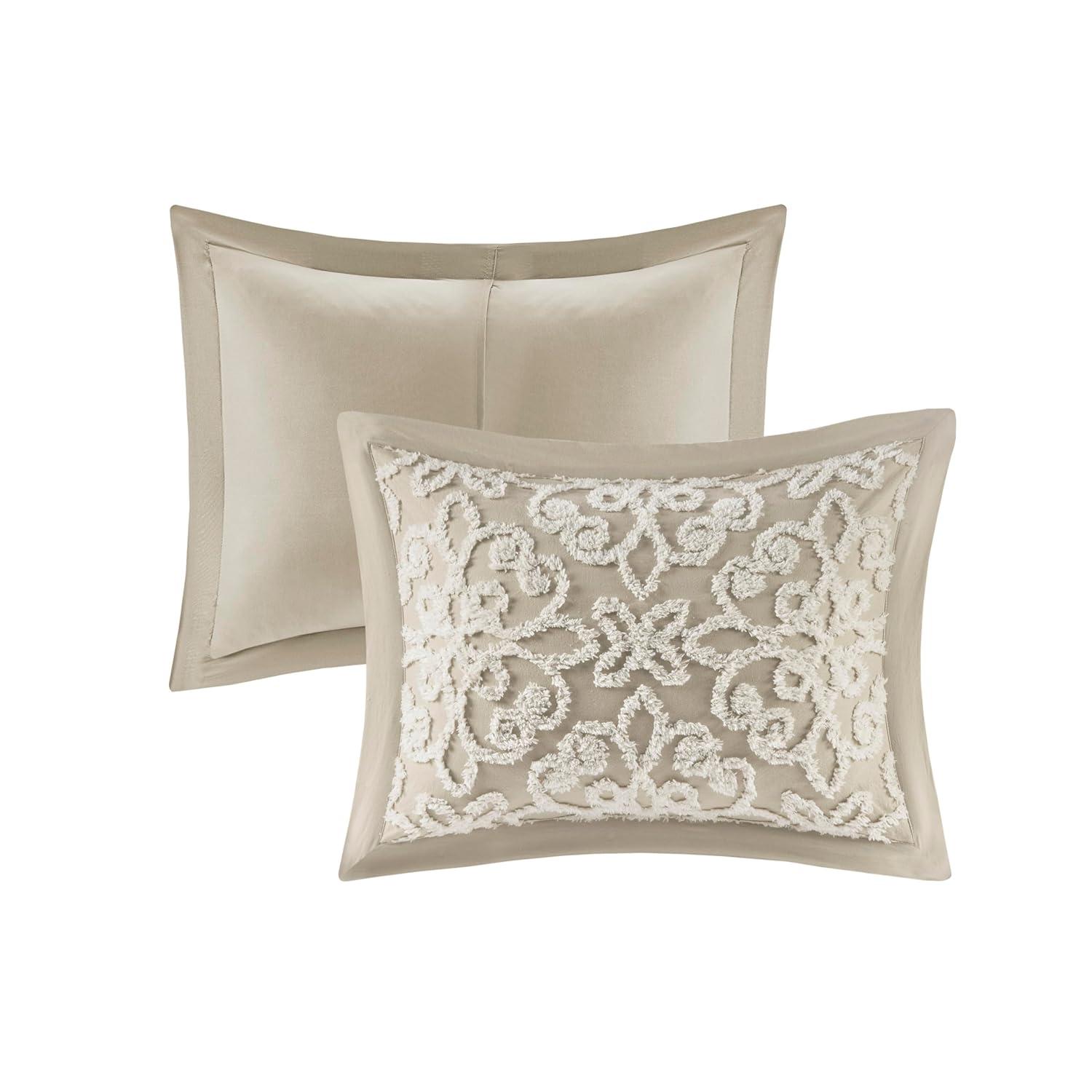 Kelly Clarkson Home Emberly Tufted 100% Cotton Sateen Coverlet Set in Farmhouse Style