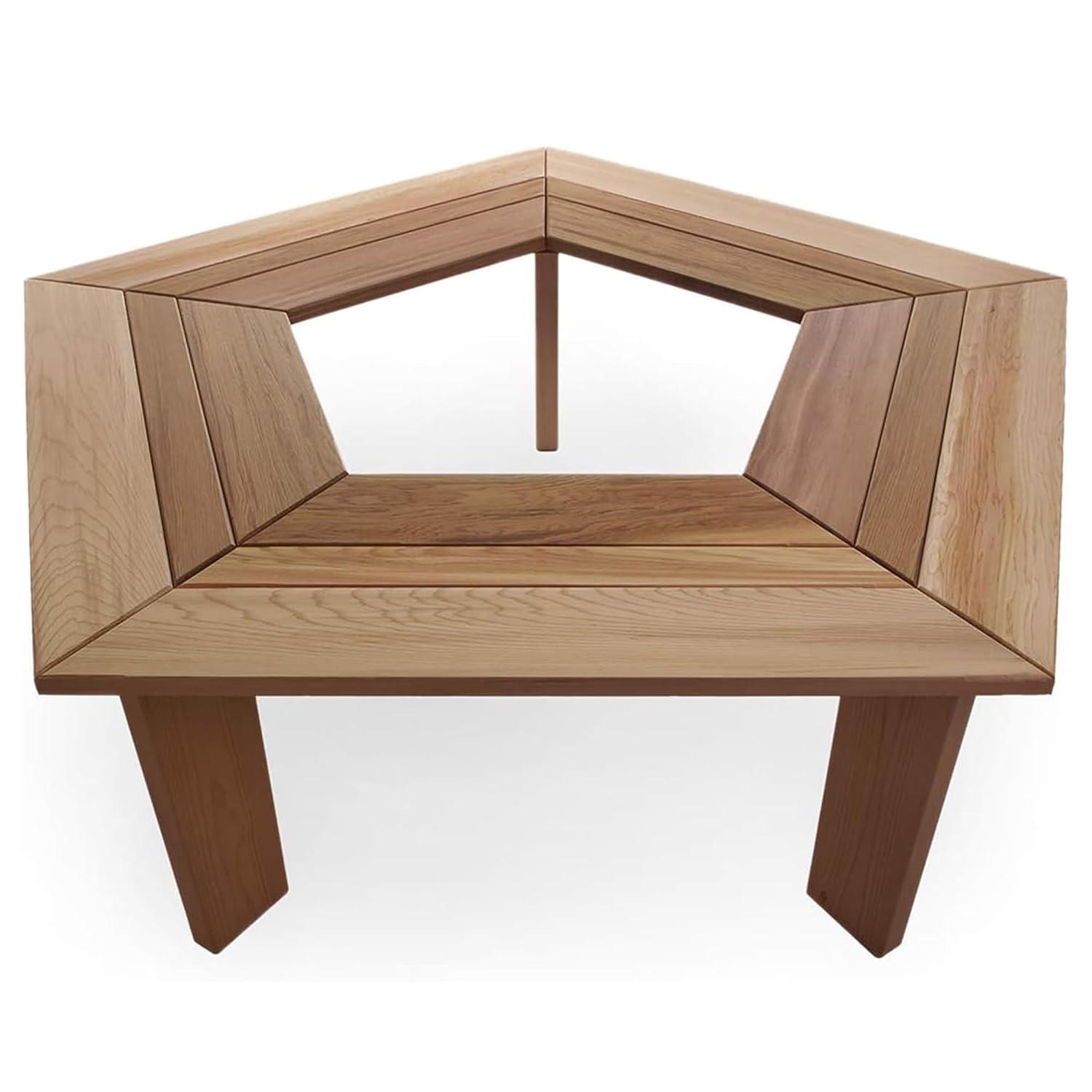 Union Rustic Ardoin 5-Sided Tree Bench