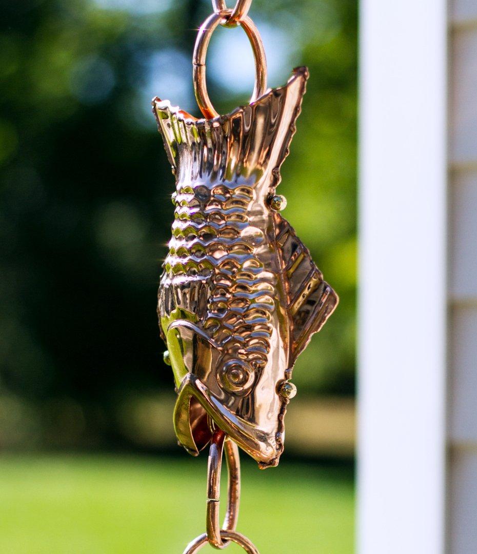 Highland Dunes Carlisle Weather Resistant Copper Animals Rain Chain