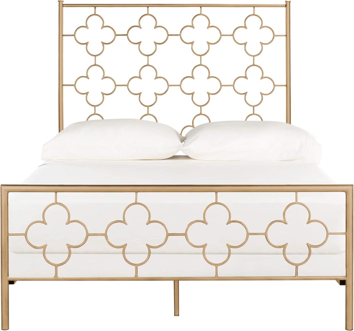 Safavieh Morris Geometric Glam Lattice Metal Headboard