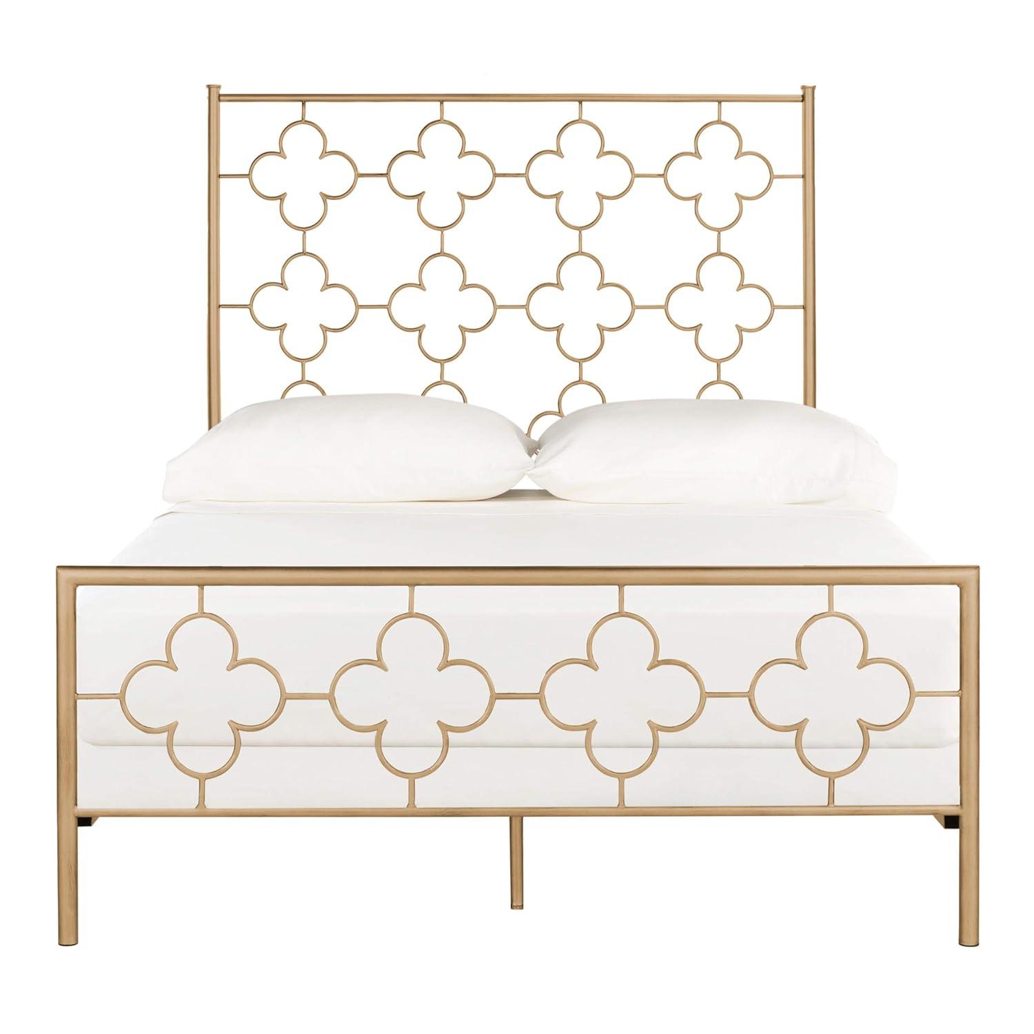 Safavieh Morris Geometric Glam Lattice Metal Headboard
