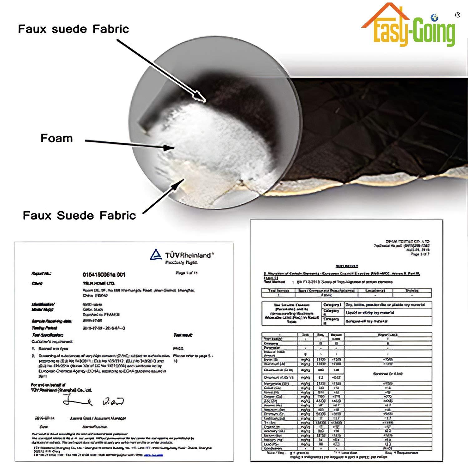 Easy-Going Futon Reversible Sofa Slipcover Water Resistant Couch Cover(Futon, Gray/Light Gray)