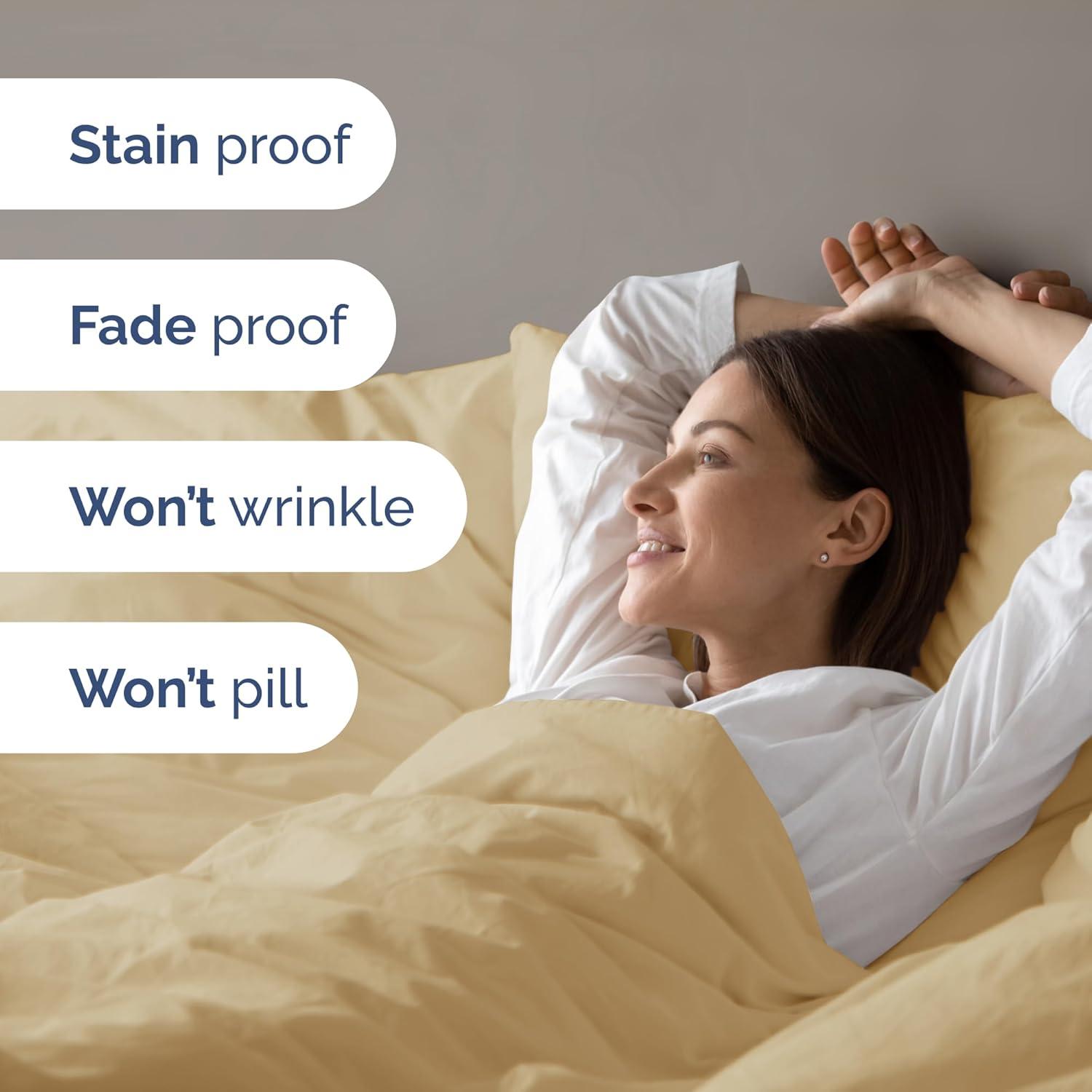 CGK Linens Premium Hotel Quality Soft & Cooling Duvet Cover Set