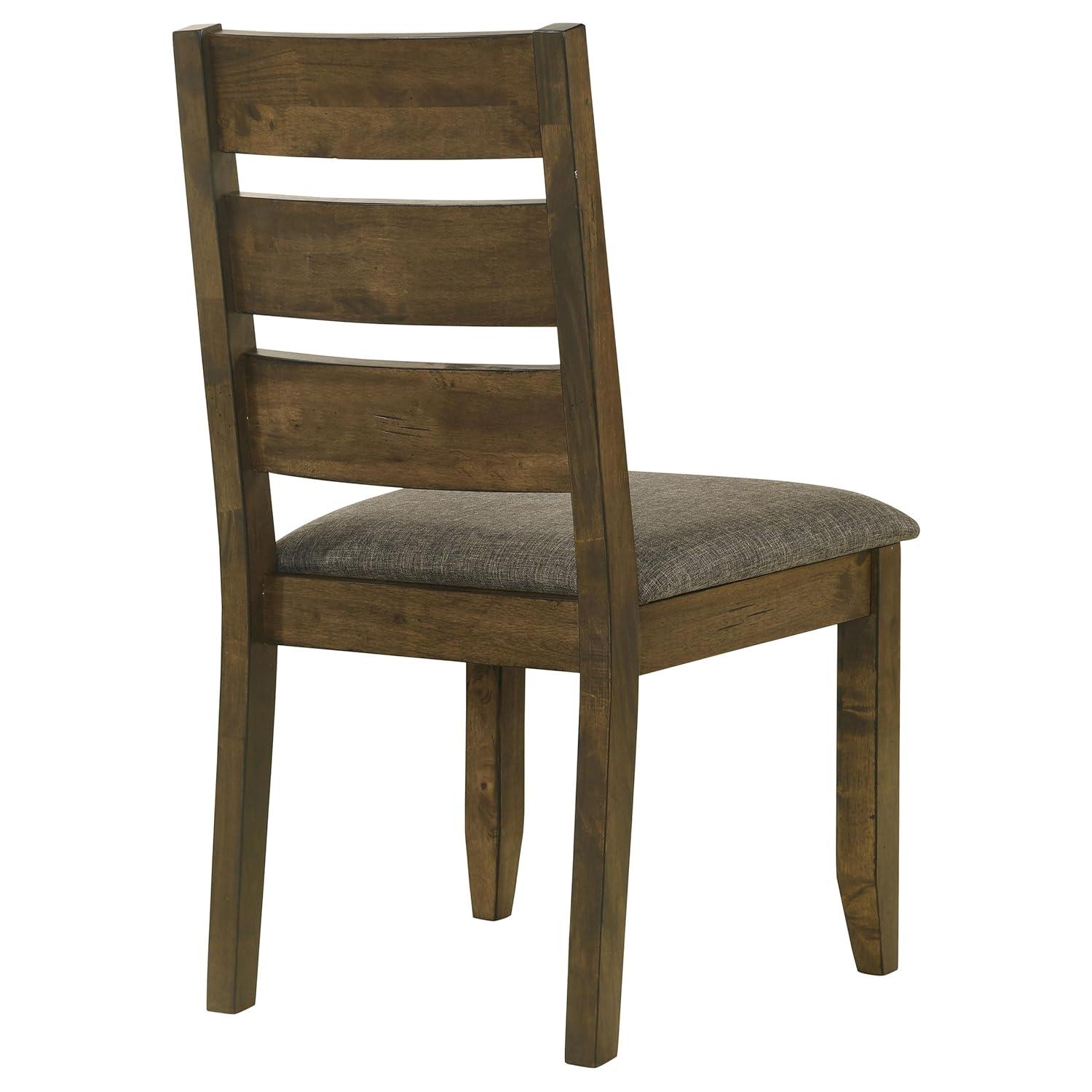 Coaster Alston Ladder Back Wood Dining Chair in Nutmeg