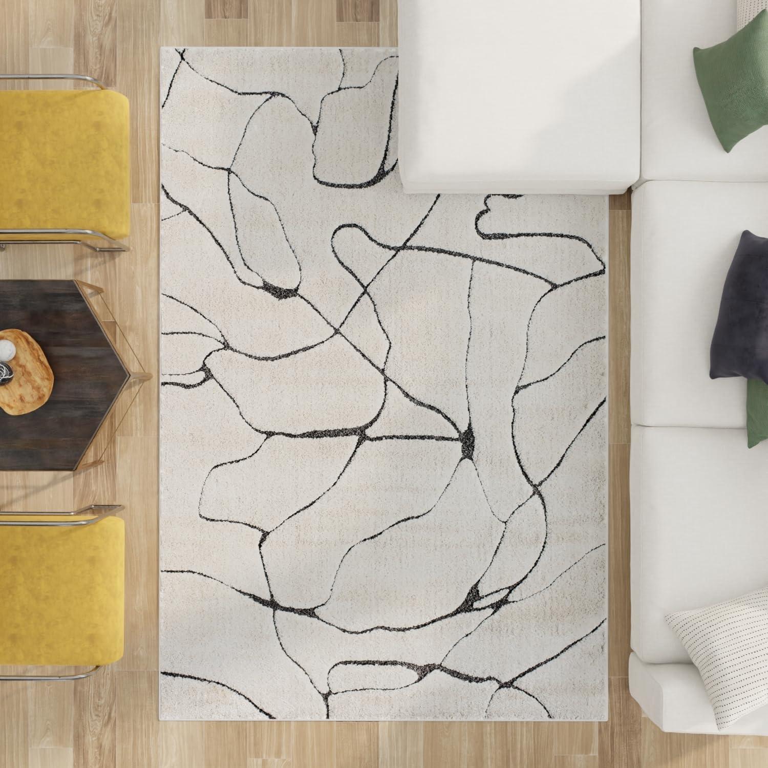 Cadence Contemporary Marble Area Rug