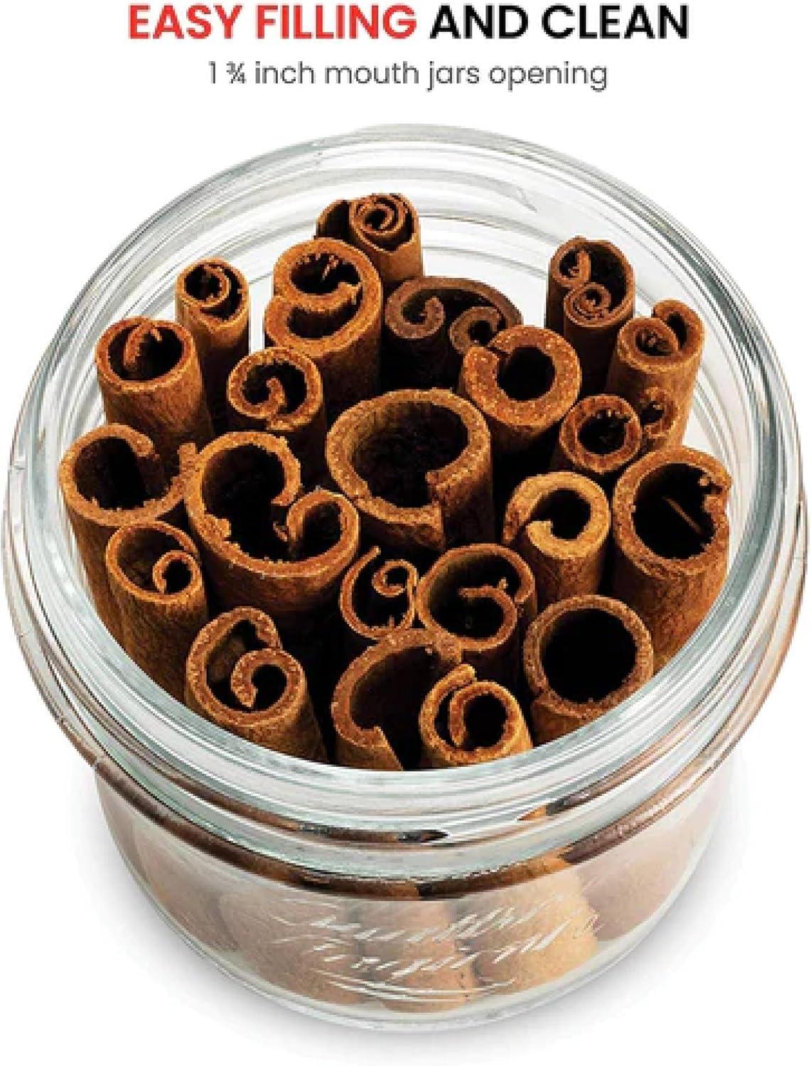 Bormioli Rocco Quattro Stagioni Jar Wide Mouth .20L // 6.75 oz - 4pc set